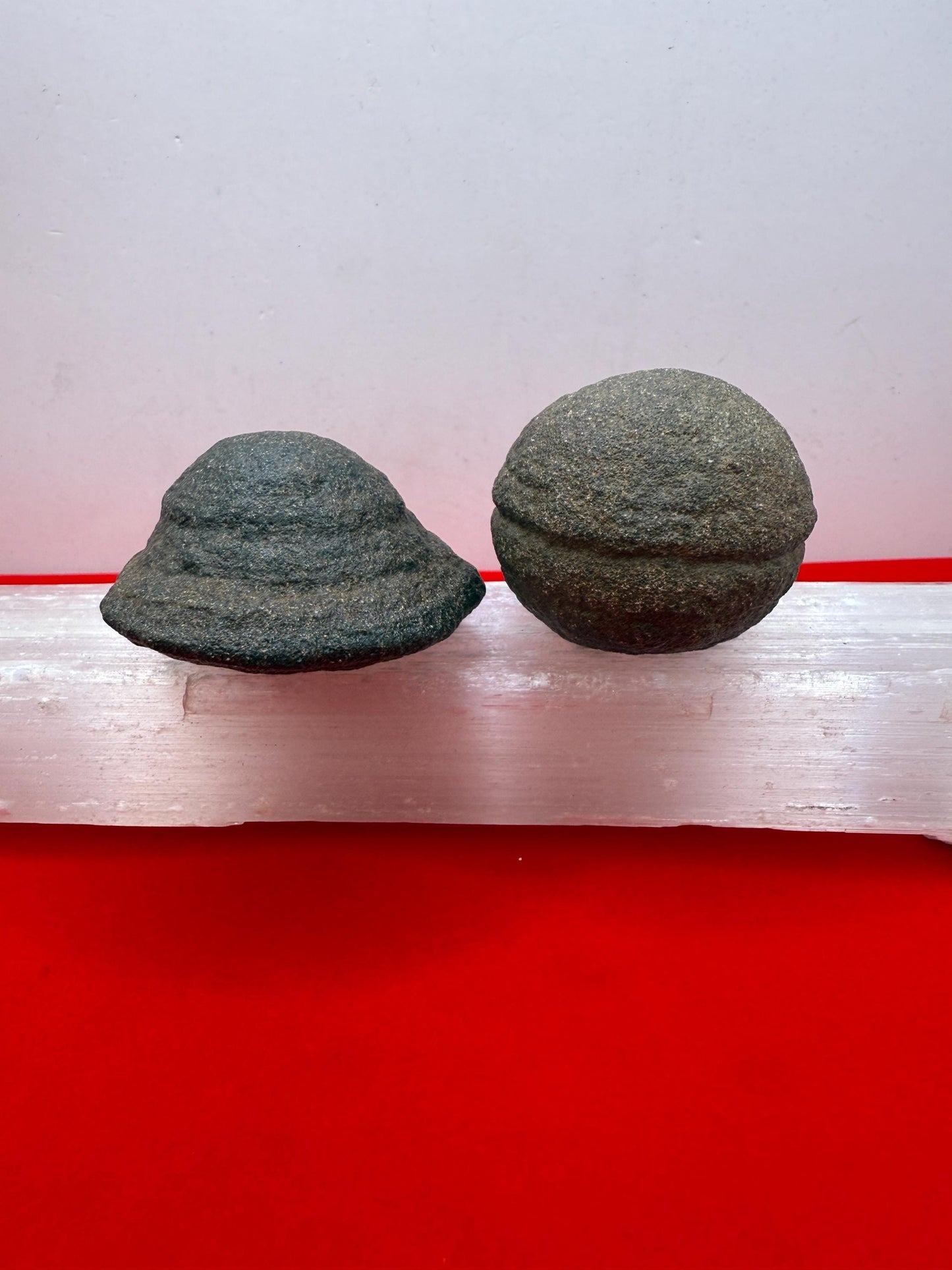 Moqui Marbles, Pair of Stones, Top Quality Stones, Shaman Stones, Southern Utah, Thunder Stones, Hopi Marbles, Sandstone, 104.94 grams