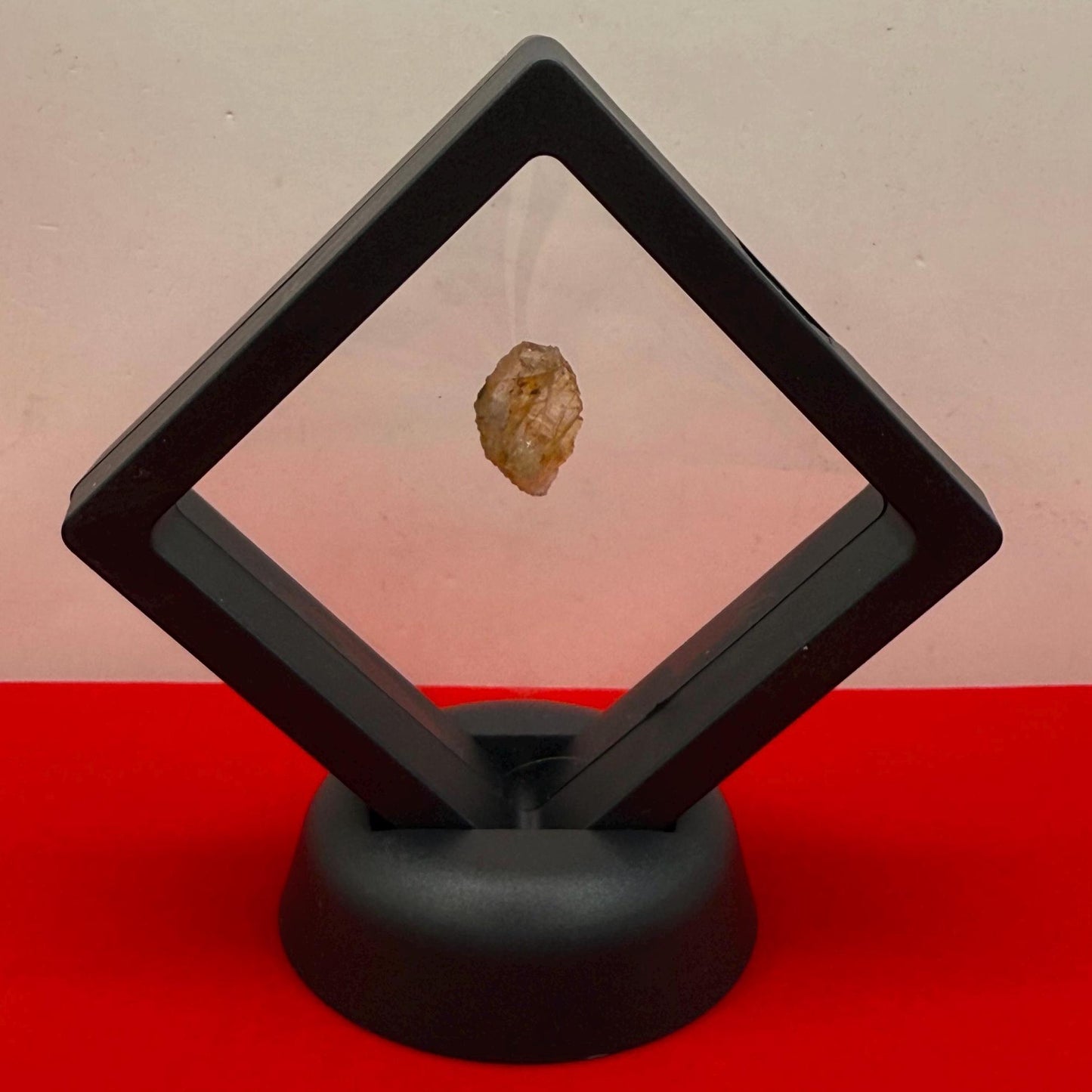 Rare Golden Brazilian Phenacite Crystal 0.85g, 4.25 carats, High-Vibration Energy Stone, Spiritual Growth, Transformation, and Meditation