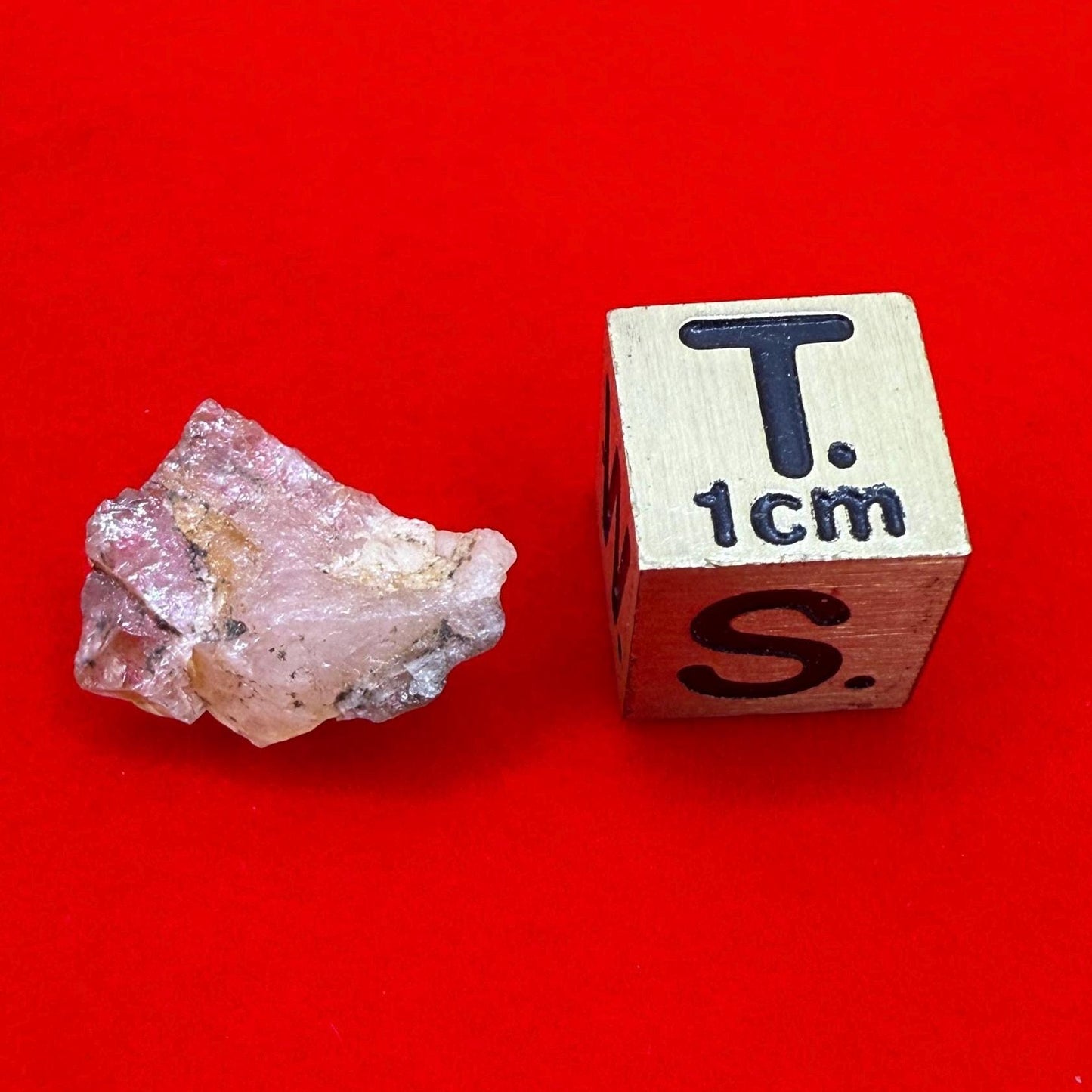Rare Golden Brazilian Phenacite Crystal 1.08g, 5.4 carats, High-Vibration Energy Stone, Spiritual Growth, Transformation, and Meditation