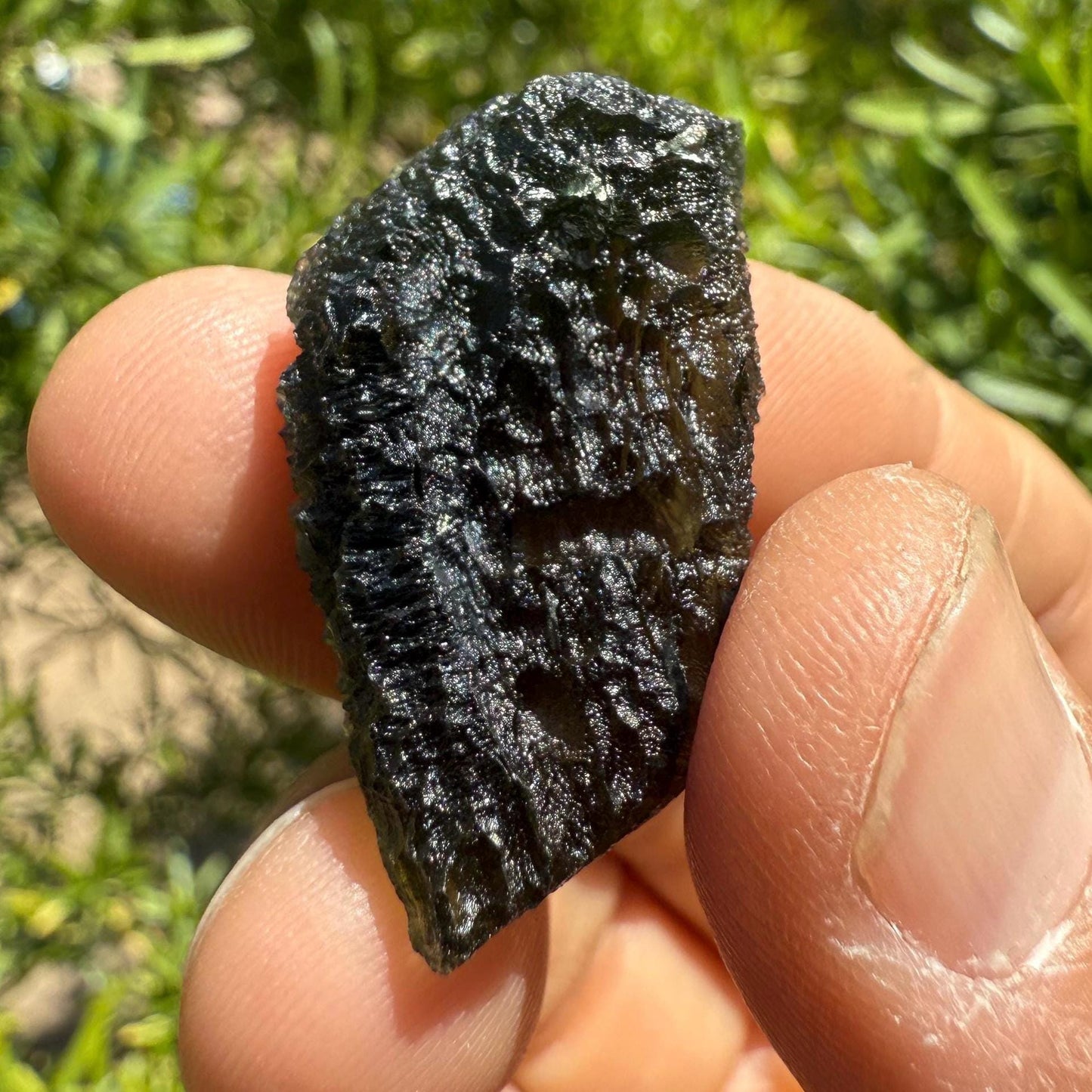 Moldavite Tektite Specimen, High Quality, Transformation, Manifestation, Reiki, Authentic Moldavite Specimen, 8.88 grams|44.4 carats