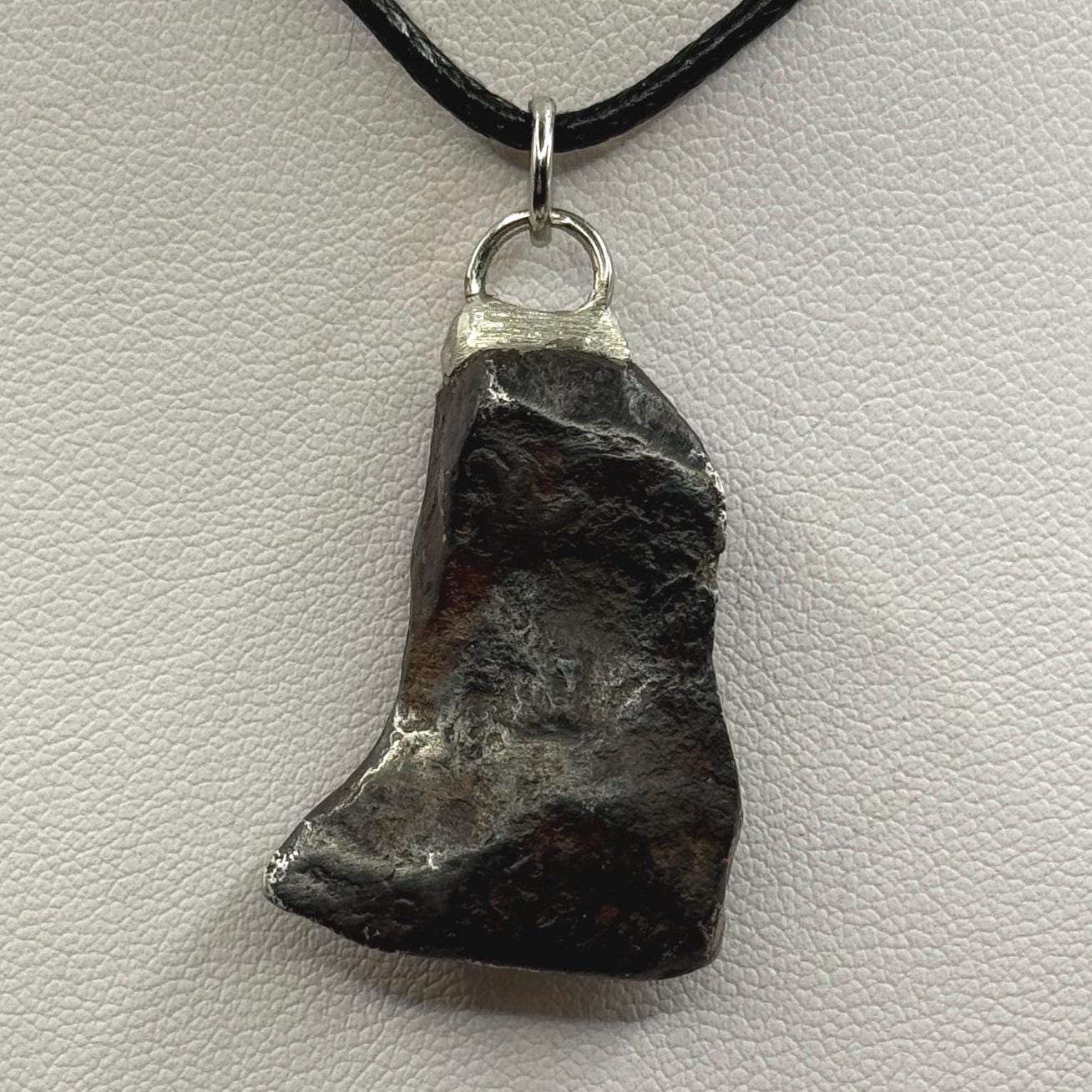 Agoudal Meteorite Pendant, Agoudal, Astronomy Gift, Space Gift, Iron Meteorite, Handmade Pendant, Authentic Iron Meteorite, 13.65 Grams