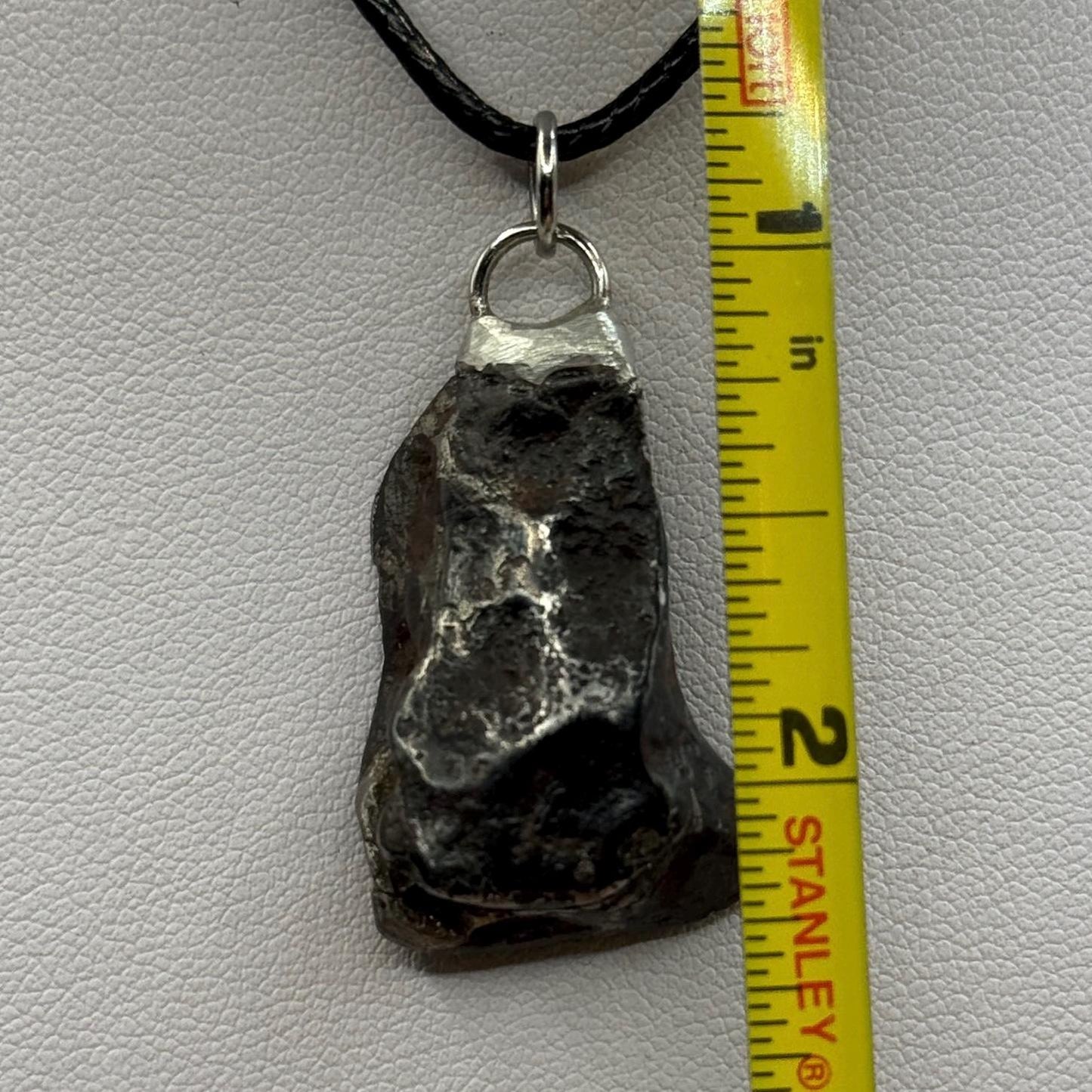 Agoudal Meteorite Pendant, Agoudal, Astronomy Gift, Space Gift, Iron Meteorite, Handmade Pendant, Authentic Iron Meteorite, 13.65 Grams