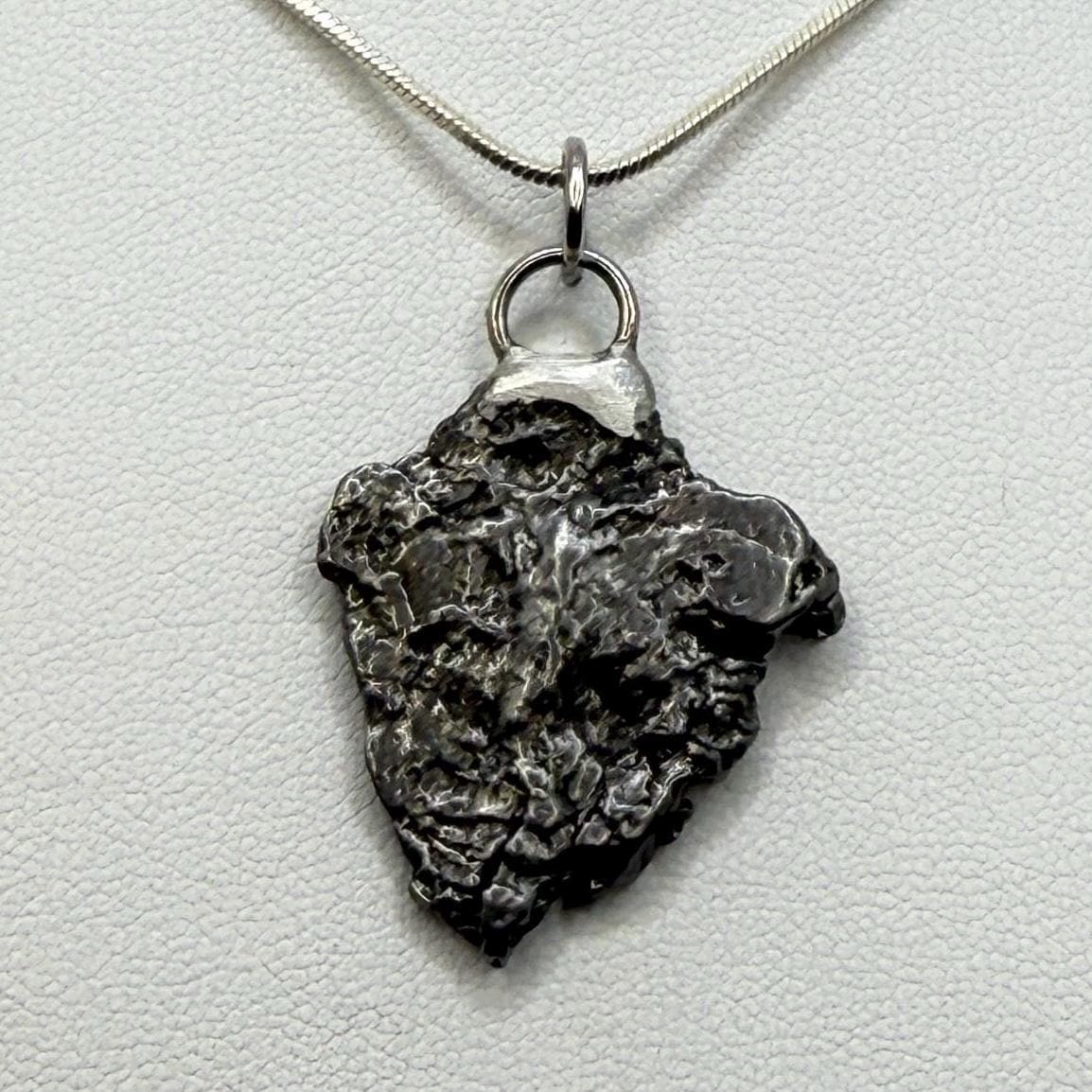 Beautiful Aletai Meteorite Pendant, 5.95 grams, Astronomy Gift, Authentic Meteorite, Meteorite Jewelry, Meteorite Pendant, COA, Space Gift