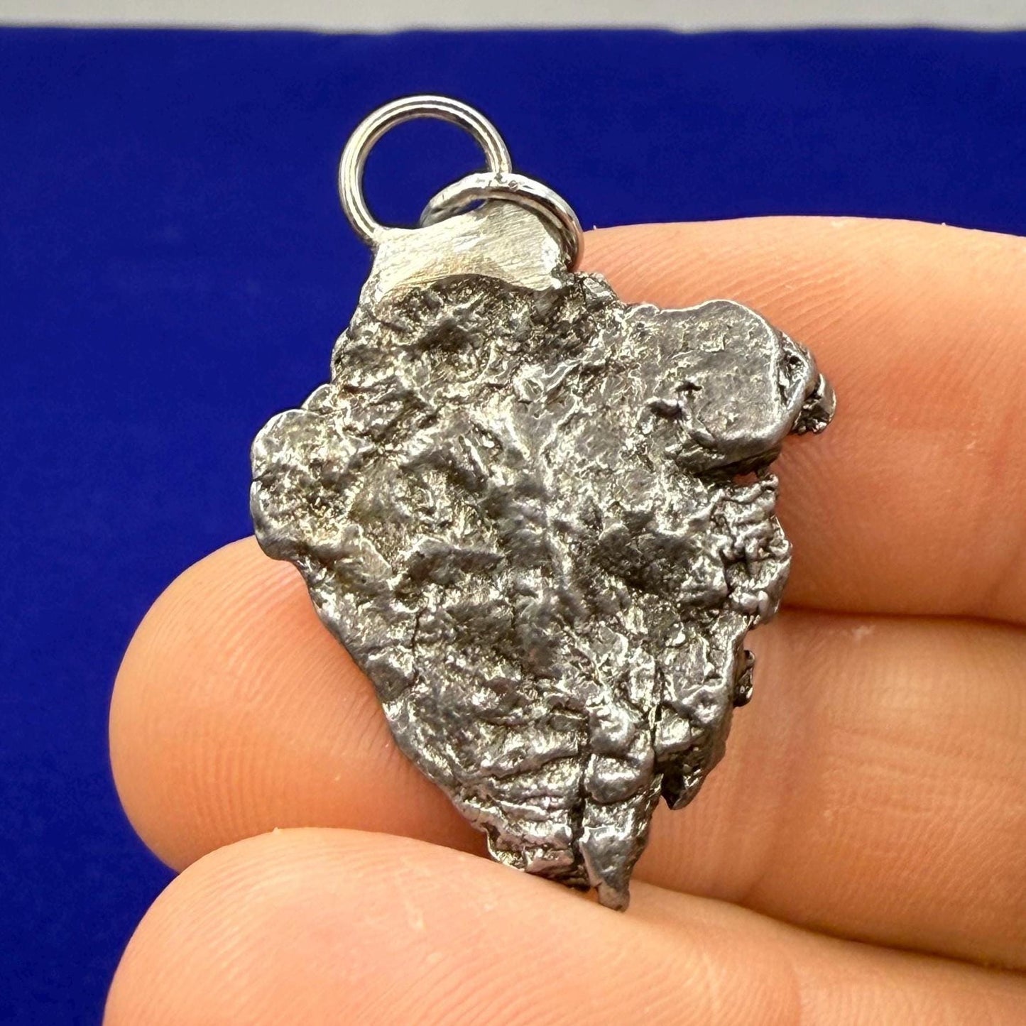 Beautiful Aletai Meteorite Pendant, 5.95 grams, Astronomy Gift, Authentic Meteorite, Meteorite Jewelry, Meteorite Pendant, COA, Space Gift