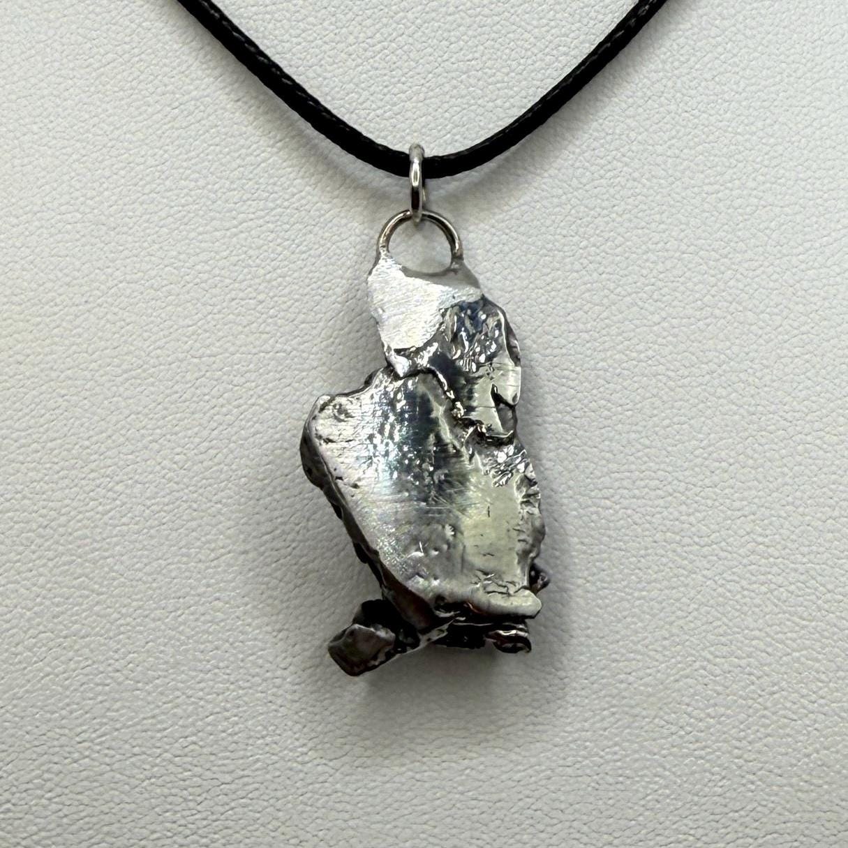Beautiful Aletai Meteorite Pendant, 11.95 grams, Astronomy Gift, Authentic Meteorite, Meteorite Jewelry, Meteorite Pendant, COA, Space Gift