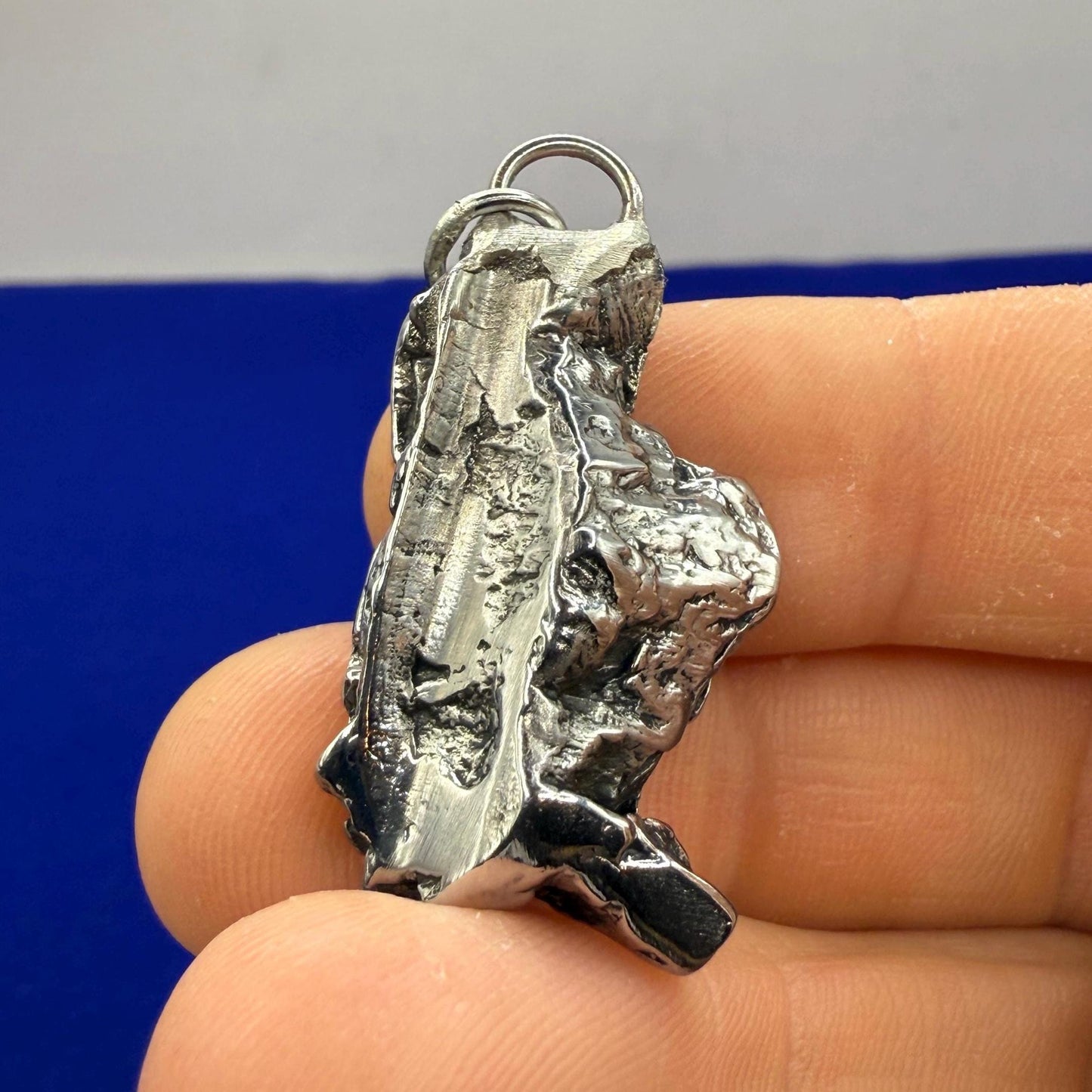 Beautiful Aletai Meteorite Pendant, 11.95 grams, Astronomy Gift, Authentic Meteorite, Meteorite Jewelry, Meteorite Pendant, COA, Space Gift