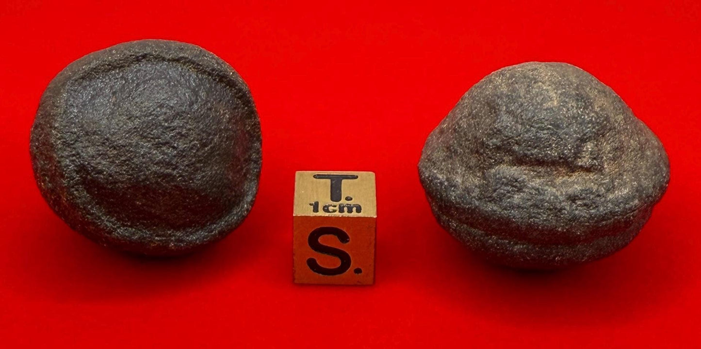 Moqui Marbles, Pair of Stones, Top Quality Stones, Shaman Stones, Southern Utah, Thunder Stones, Hopi Marbles, Sandstone, 48.63 grams