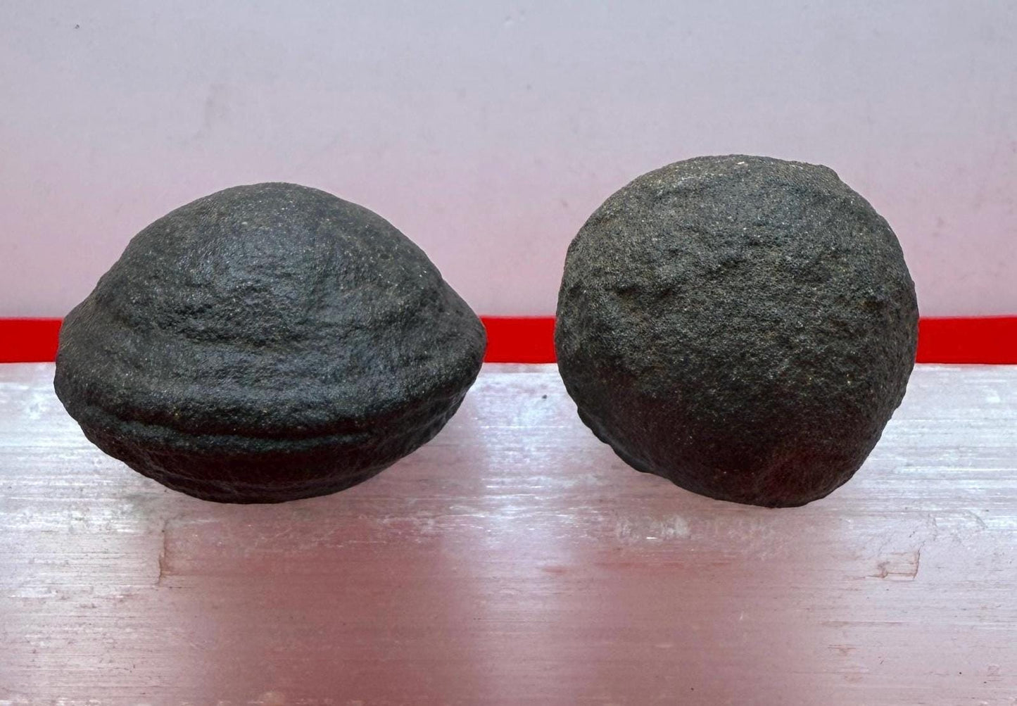 Moqui Marbles, Pair of Stones, Top Quality Stones, Shaman Stones, Southern Utah, Thunder Stones, Hopi Marbles, Sandstone, 63.08 grams
