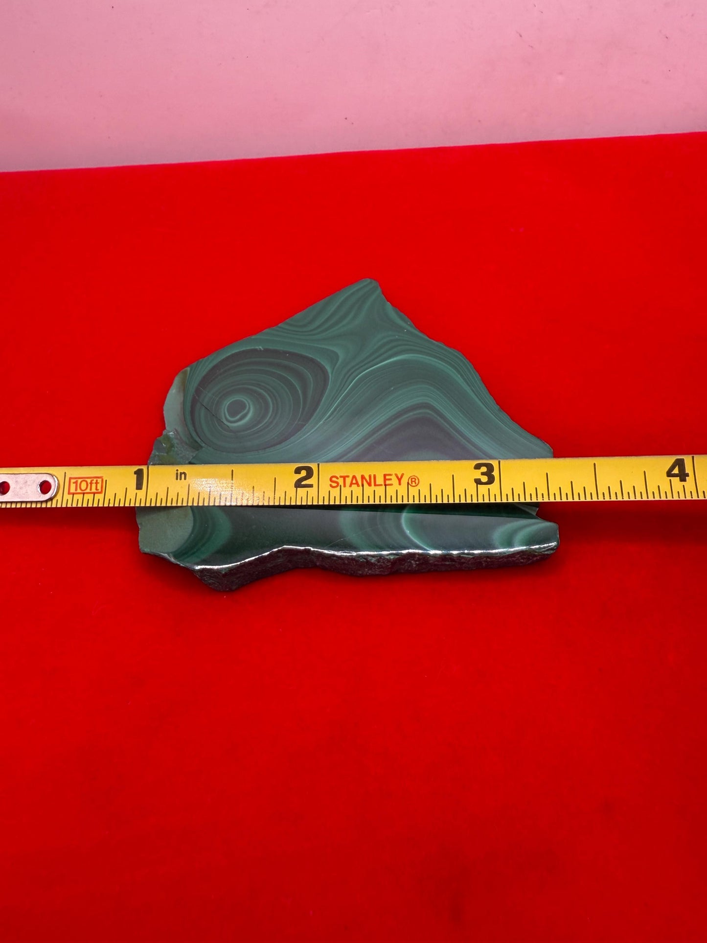 Polished Malachite Slice, High Quality Malachite, Excellent Quality Malachite Slab, Heart Chakra, Protection, Healing Stone, 52.26 grams