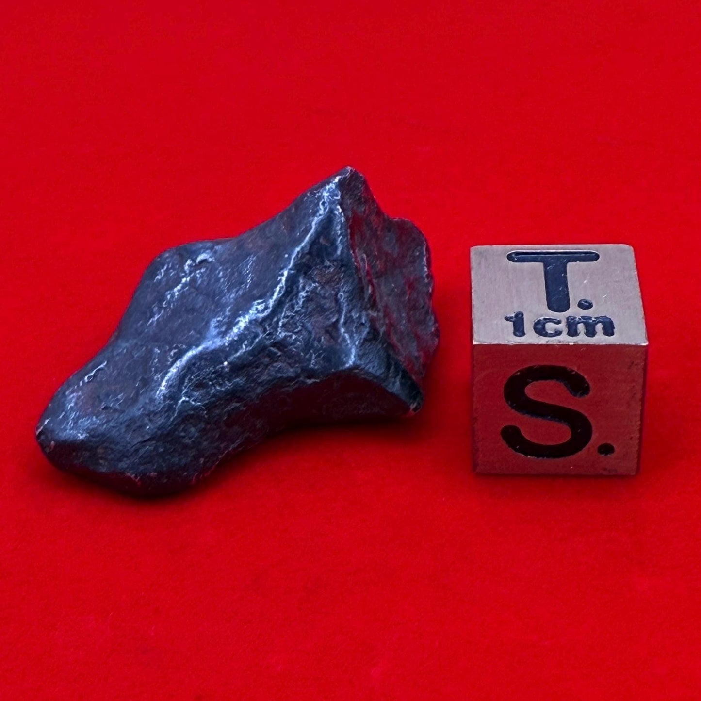 Agoudal Iron Meteorite, Space Gift, Authentic Meteorite, Astronomy Gift, Space Rock with Regmaglypts, Rare and Unique Collectible, 12.47g