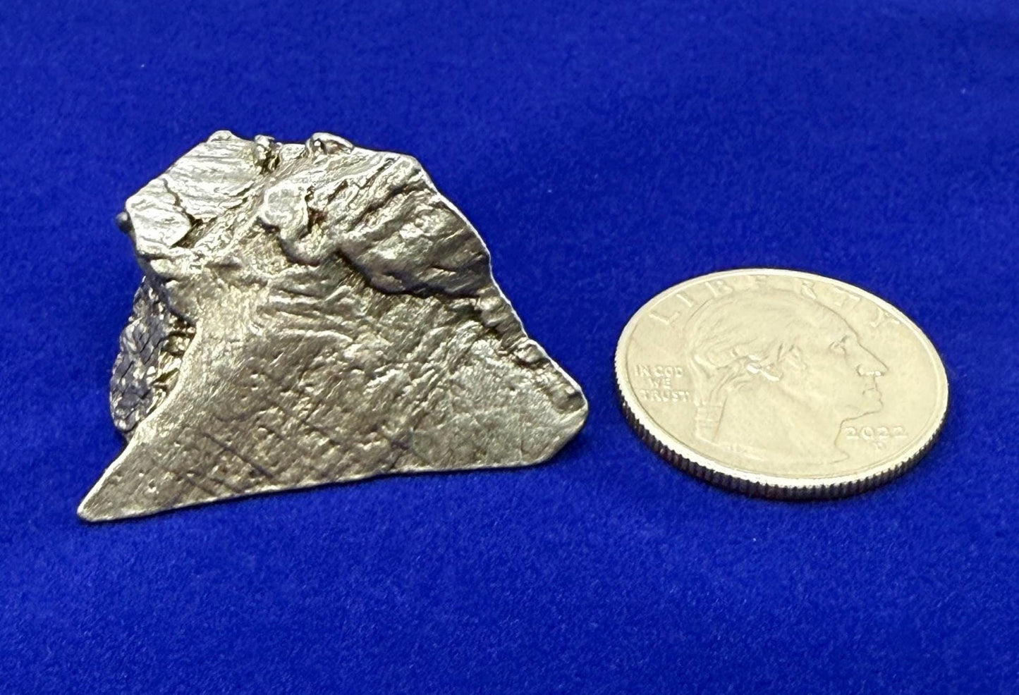 Beautiful Aletai Meteorite Specimen, 36.93 grams, COA, Meteorite Collection, Astronomy Gift, Authentic Iron Meteorite, Space Gift, Space