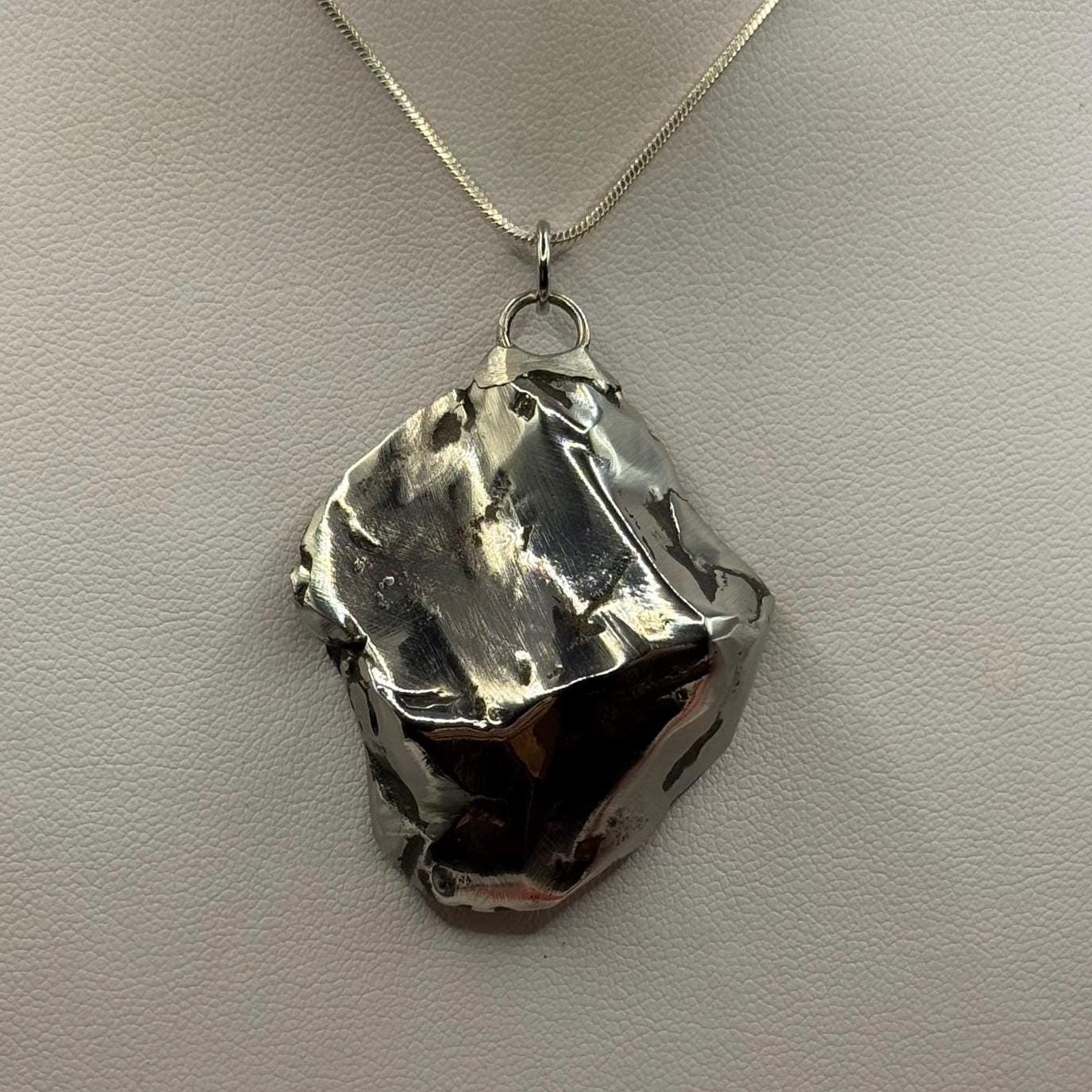 Unique Iron Meteorite Specimen Gebel Kamil, 50.10 grams, Astronomy Gift, Space Gift, Iron Meteorite, Egypt, Polished Meteorite, Space