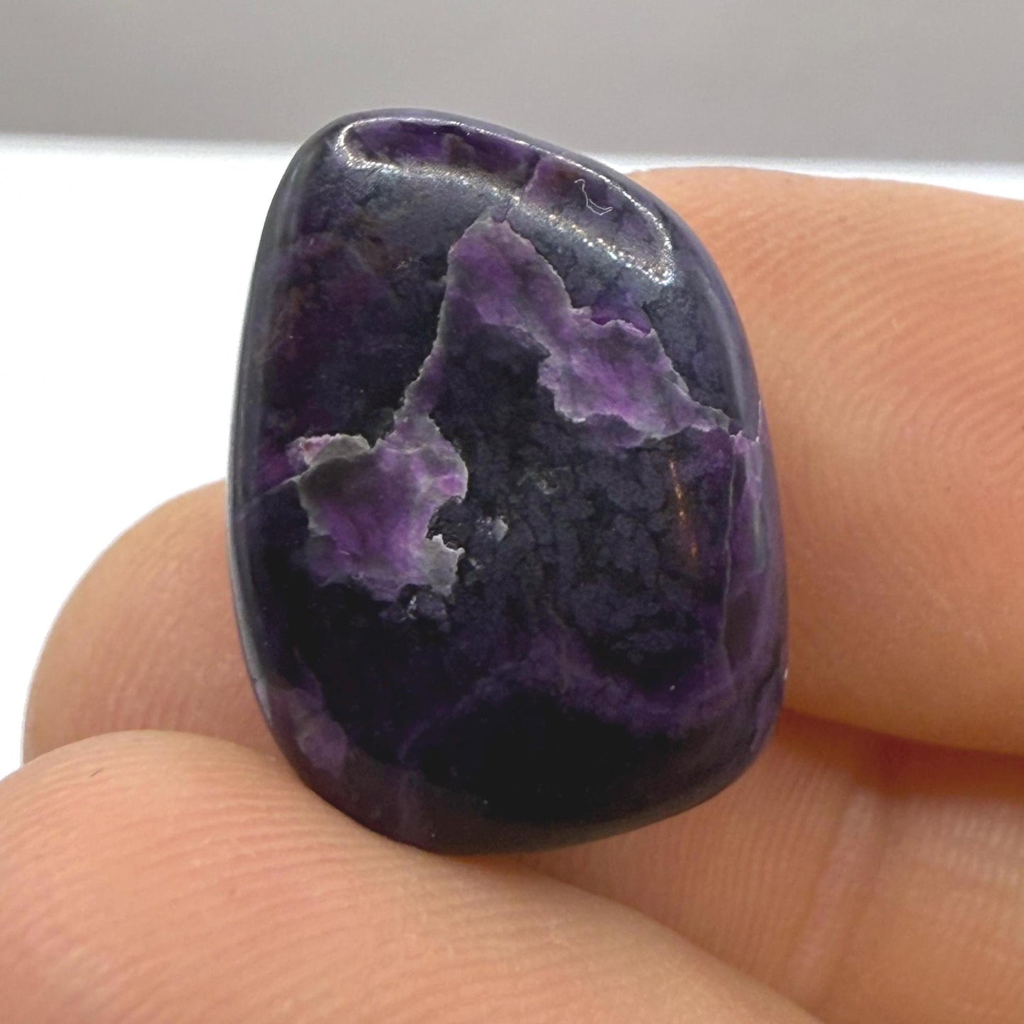 Sugalite Specimen, Polished Sugalite, Rare Sugalite, Inner Peace, South African, Reiki Energy Work, Authentic Sugalite, 5.47 grams