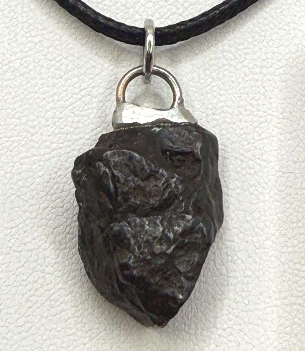 Canyon Diablo Meteorite Pendant 17.34 grams, Arizona Meteorite, Authentic Meteorite, Astronomy Gift, Space Gift, Iron Meteorite