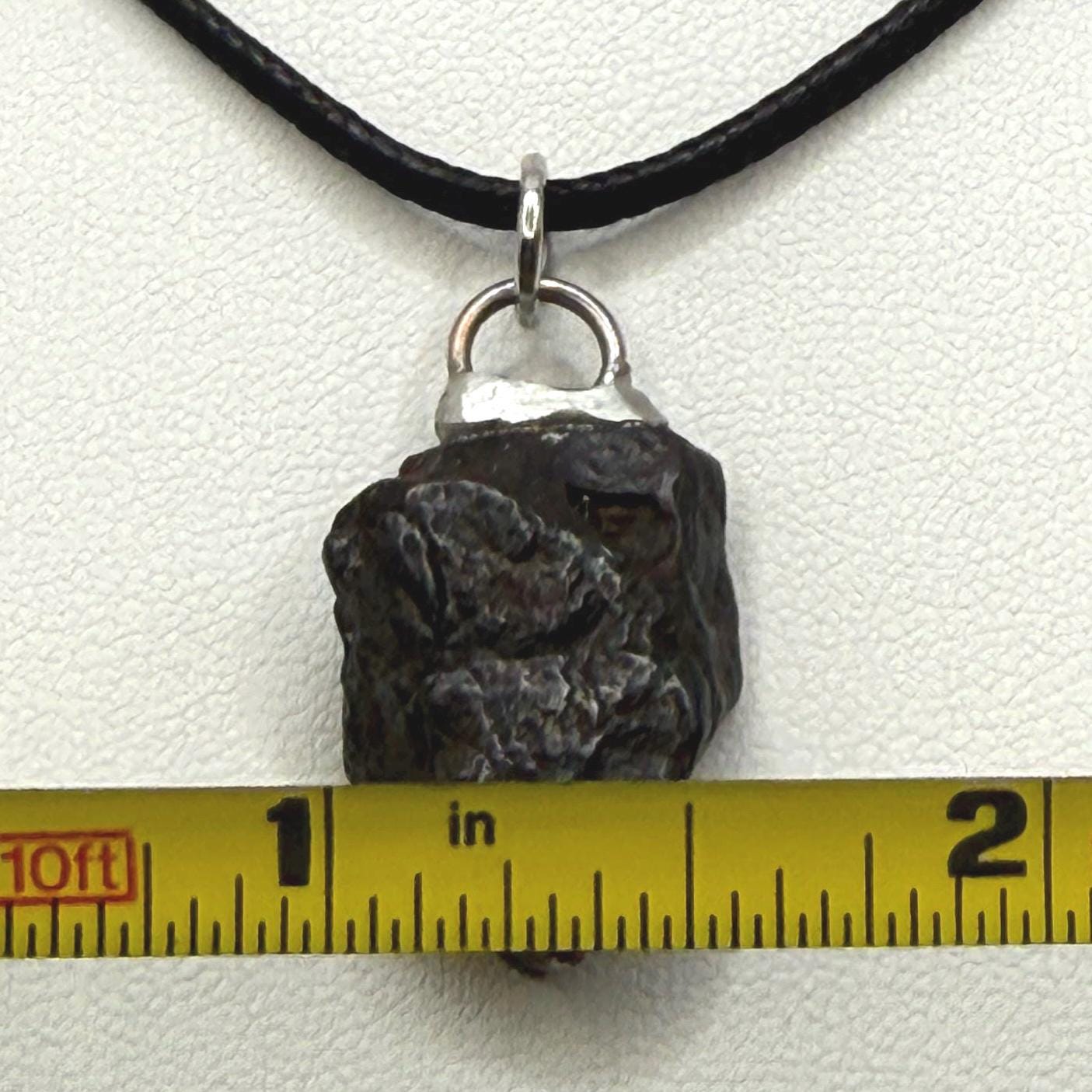 Canyon Diablo Meteorite Pendant 17.34 grams, Arizona Meteorite, Authentic Meteorite, Astronomy Gift, Space Gift, Iron Meteorite