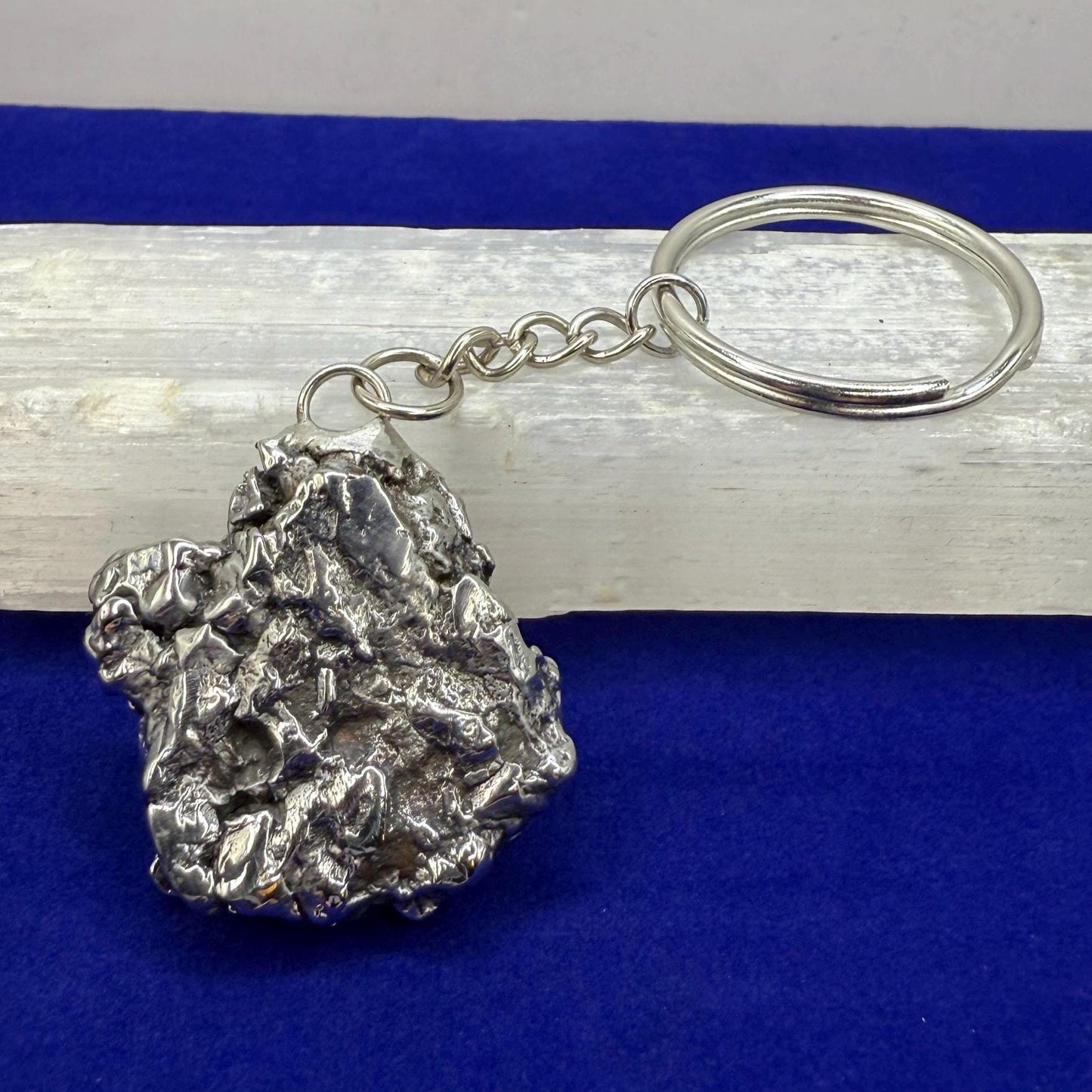 Meteorite Keychain, Campo del Cielo Meteorite, Cosmic Keychain, Authentic Meteorite, Space Accessories, Astronomy Gift, Space Gift, 44.97g