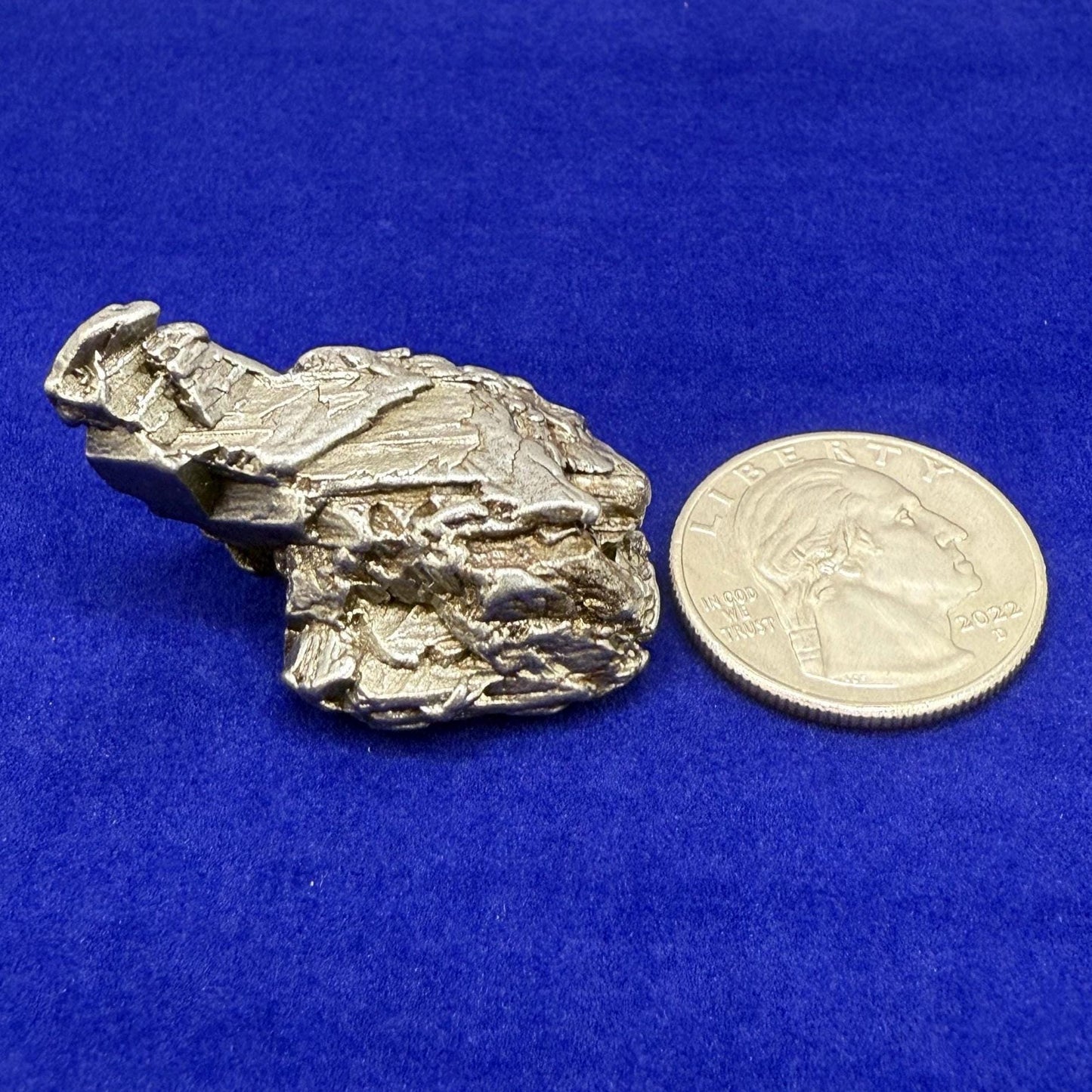Beautiful Aletai Meteorite Specimen, 32.90 grams, COA, Meteorite Collection, Astronomy Gift, Authentic Iron Meteorite, Space Gift, Space