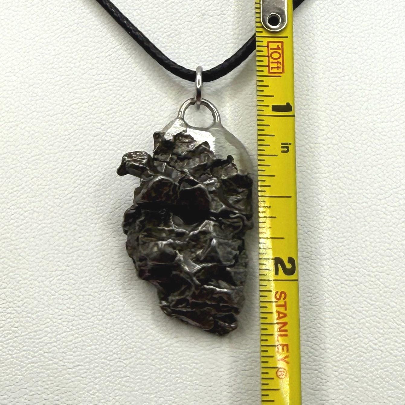 Campo del Cielo Meteorite Pendant, Moving Piece, Meteorite Jewelry, Iron Meteorite, Meteorite Pendant, COA, Astronomy Gift, 17.45 Grams