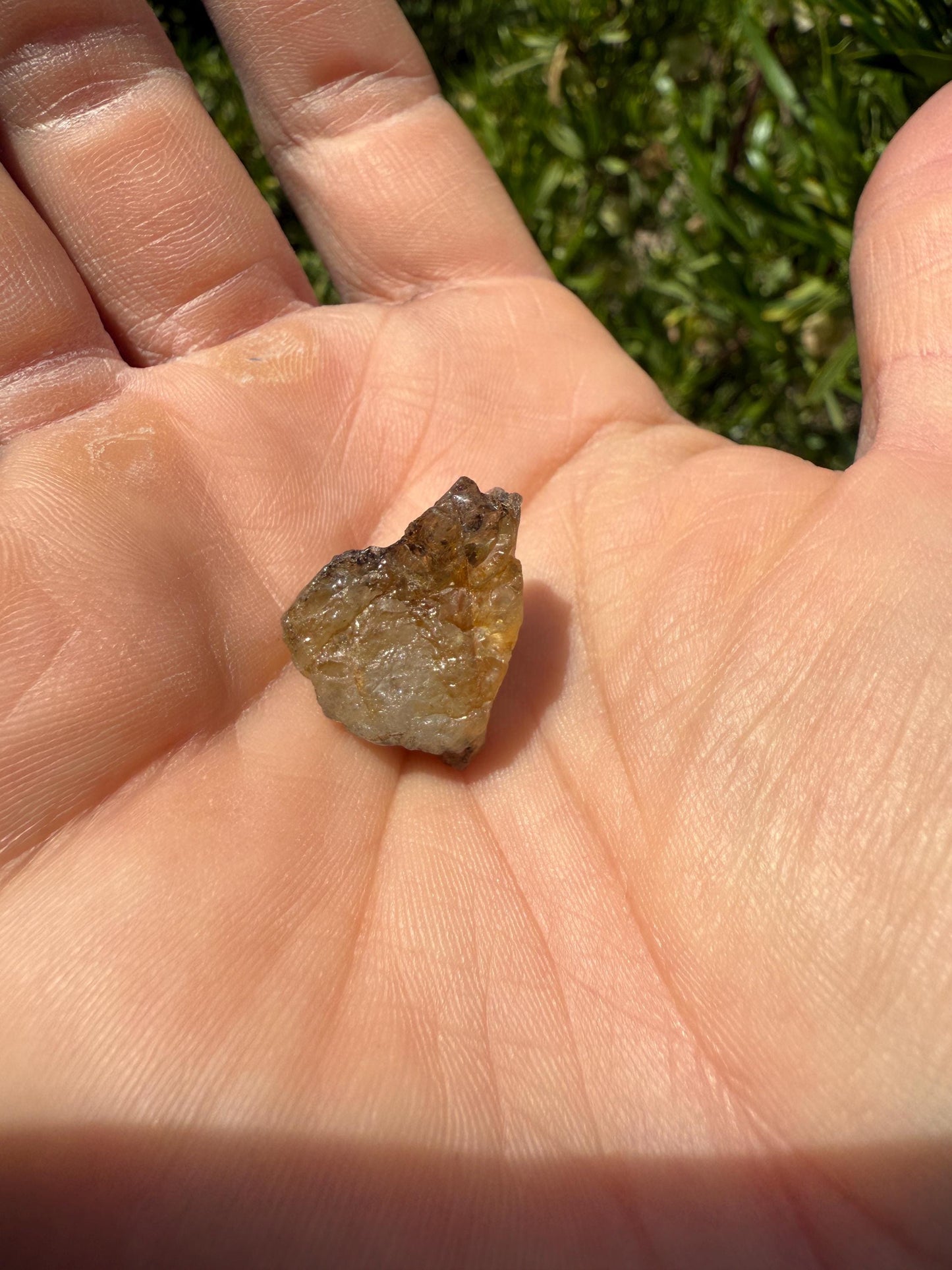 Rare Golden Brazilian Phenacite Crystal 4.20g/21.00 carats, High-Vibration Energy Stone, Spiritual Growth, Transformation and Meditation
