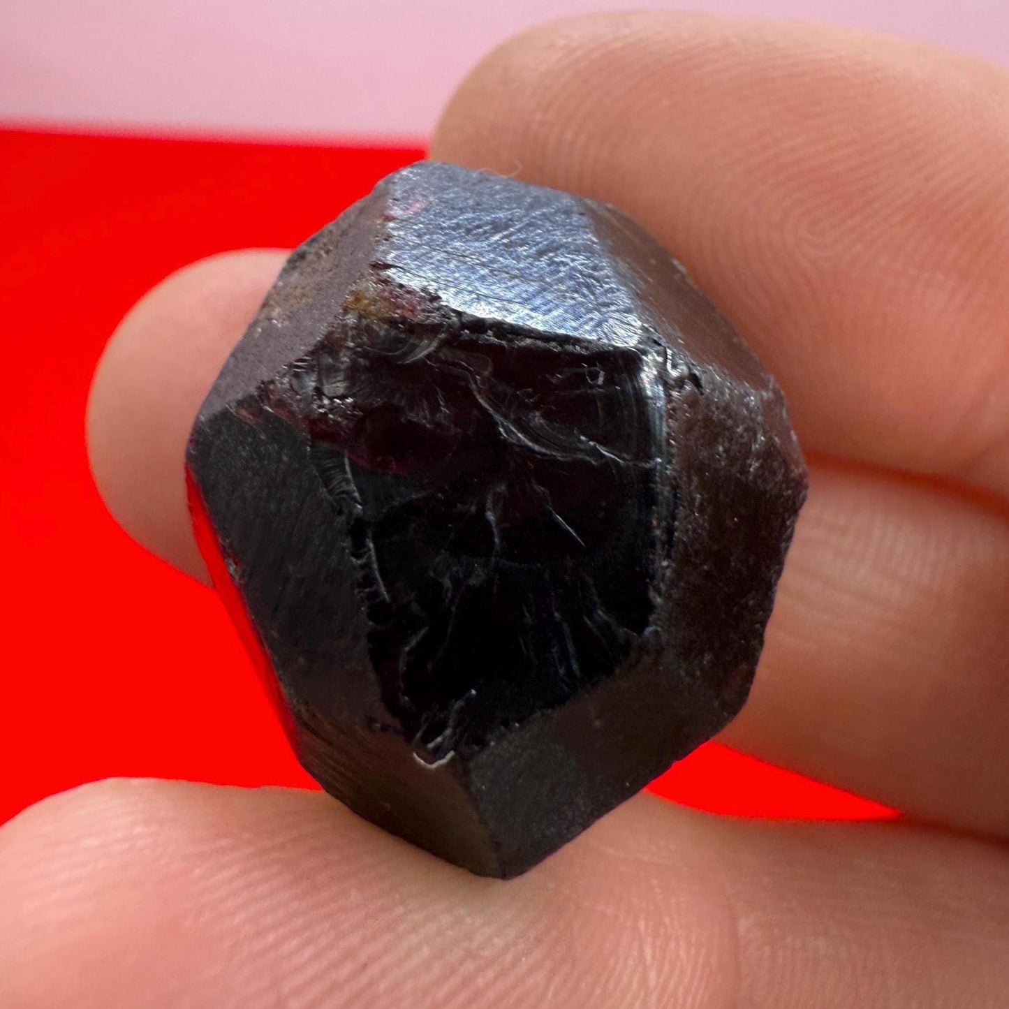 Almandine Garnet, Garnet, Morocco, Natural Garnet, Authentic, Manifestation, Protection, Rock Collection, Dodecahedron, 17.92 grams