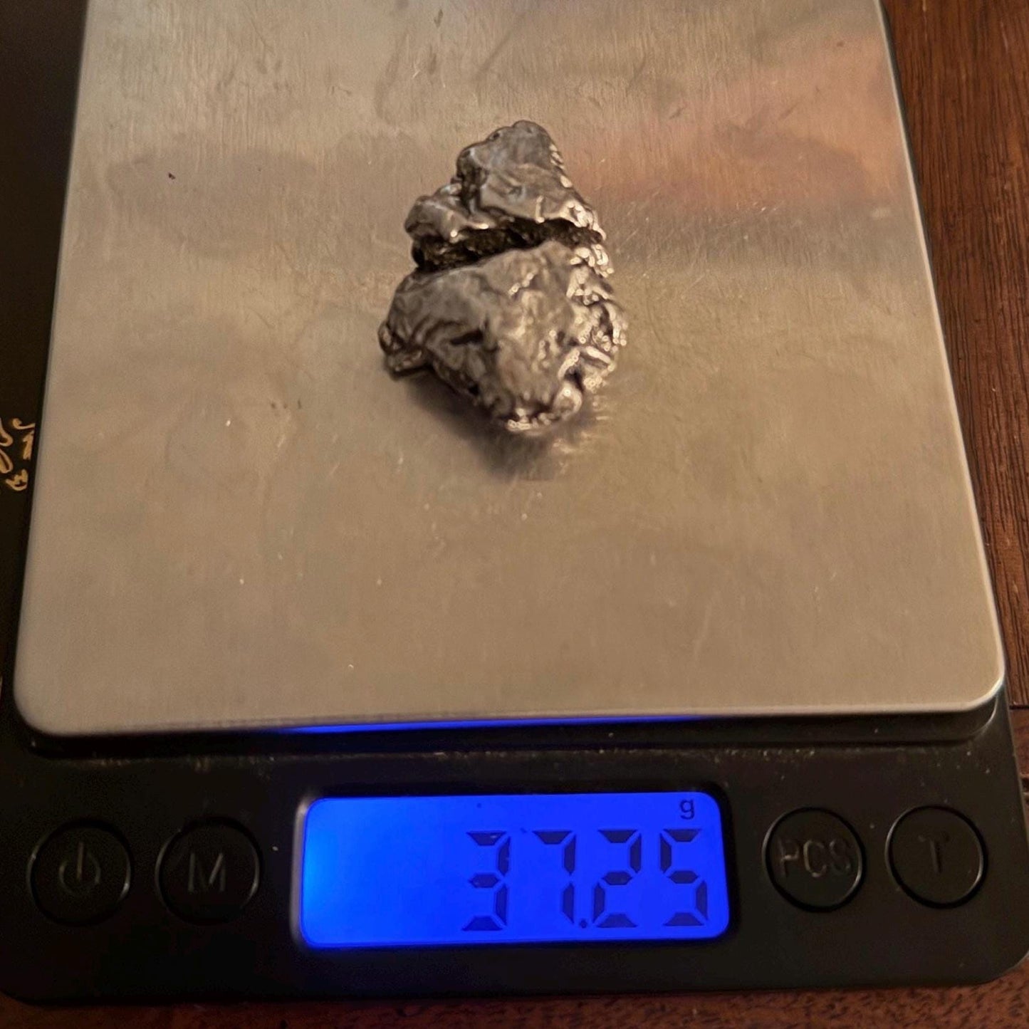 Beautiful Campo de Cielo Meteorite 37.25 grams, Authentic Meteorite, Iron Meteorite, Campo del Cielo, Space Gift, Space, COA, Astronomy Gift