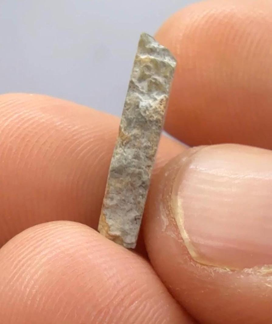 Gadamis 003 Moon/Lunar Meteorite Slice, Authentic Lunar Meteorite,Apollo Lunar, Moon Meteorite, Meteorite Collection, Moon Slice, 0.51 grams