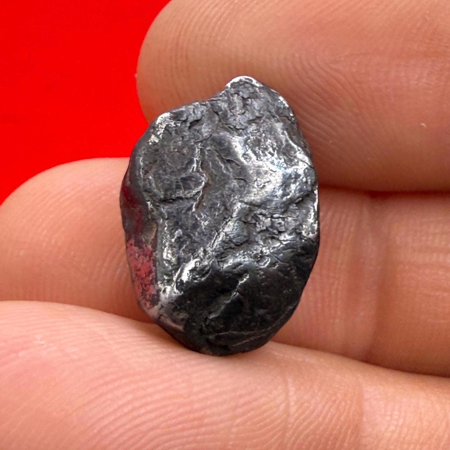 Agoudal Iron Meteorite, Space Gift, Authentic Meteorite, Astronomy Gift, Space Rock with Regmaglypts, Rare and Unique Collectible, 4.27g