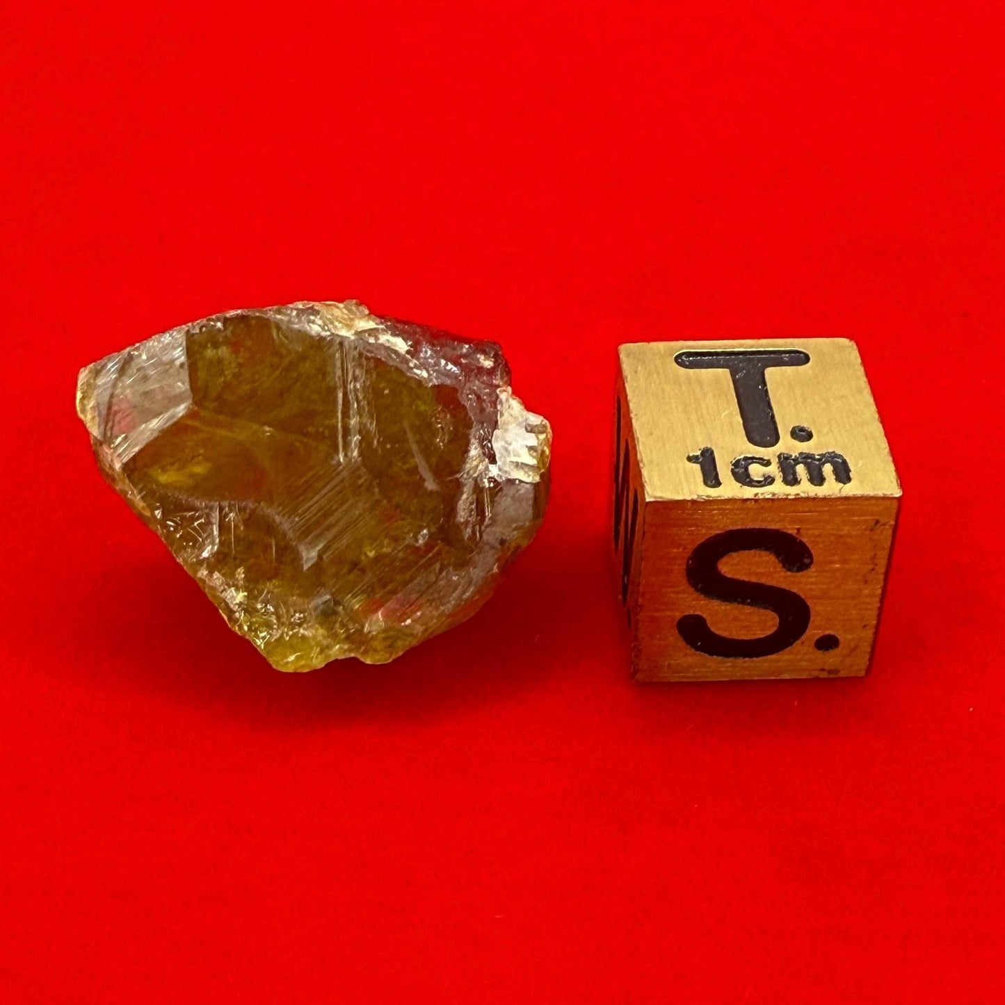 Sphene, Titanite, Golden Brown Sphene, Madagascar, Crystal Collection, Willpower, Mental Clarity, Reiki, Solar Plexus, 4.74 grams