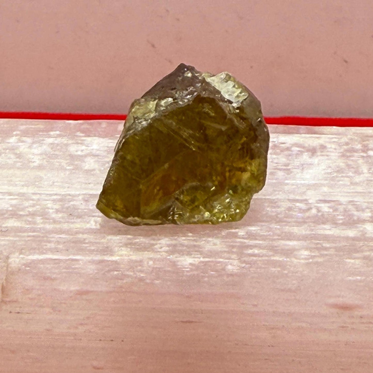 Sphene, Titanite, Golden Brown Sphene, Madagascar, Crystal Collection, Willpower, Mental Clarity, Reiki, Solar Plexus, 4.74 grams
