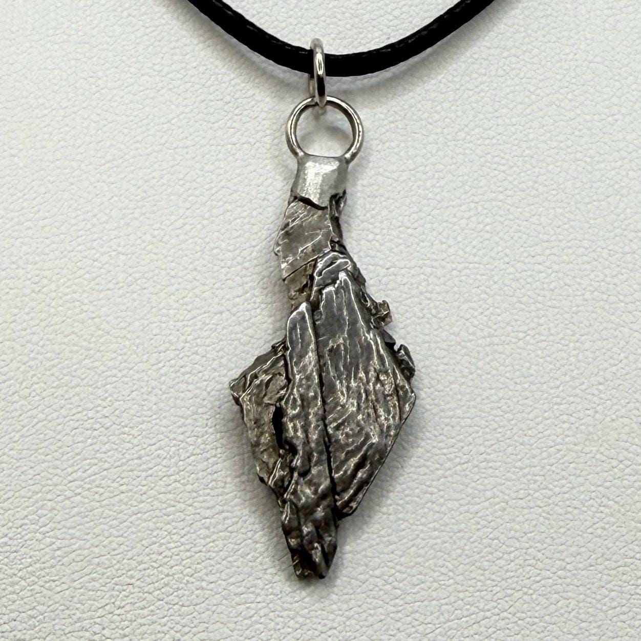 Beautiful Aletai Meteorite Pendant, 4.49 grams, Astronomy Gift, Authentic Meteorite, Meteorite Jewelry, Meteorite Pendant, COA, Space Gift