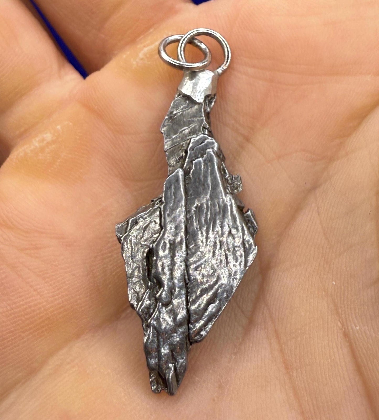 Beautiful Aletai Meteorite Pendant, 4.49 grams, Astronomy Gift, Authentic Meteorite, Meteorite Jewelry, Meteorite Pendant, COA, Space Gift