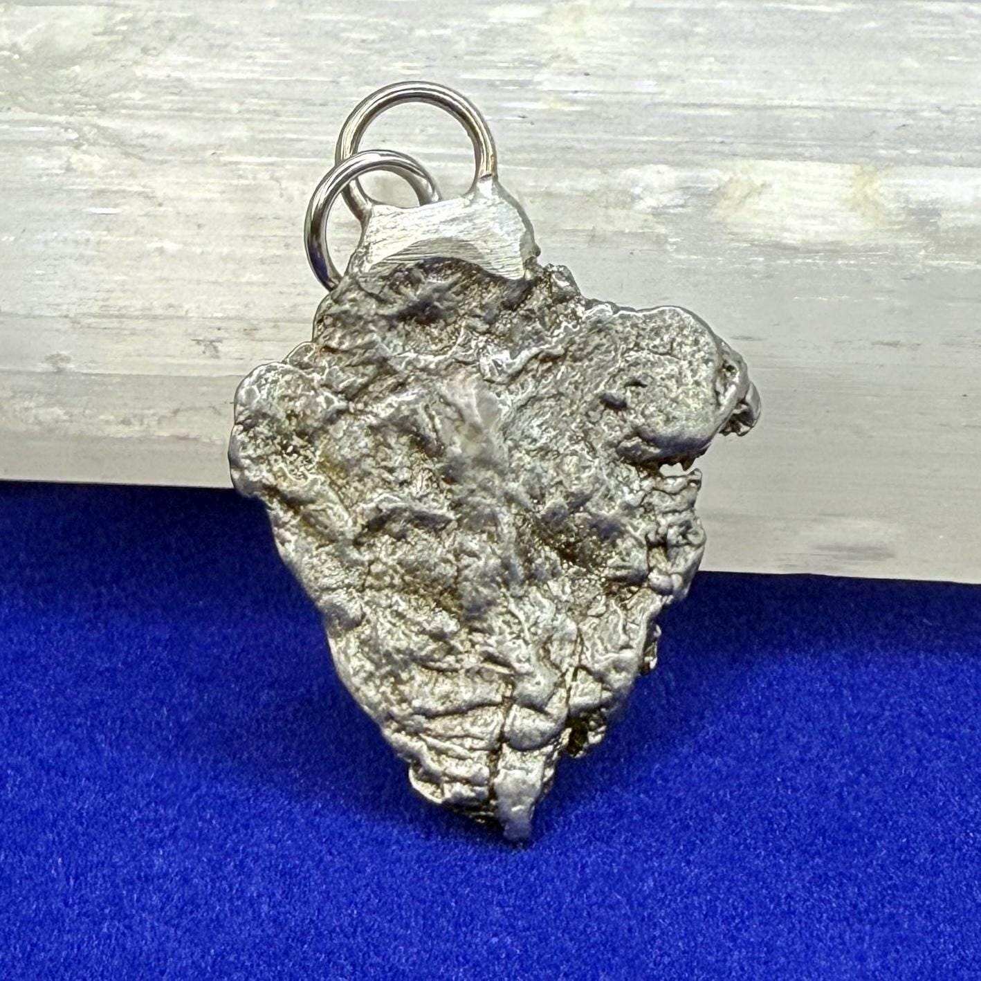 Beautiful Aletai Meteorite Pendant, 5.95 grams, Astronomy Gift, Authentic Meteorite, Meteorite Jewelry, Meteorite Pendant, COA, Space Gift