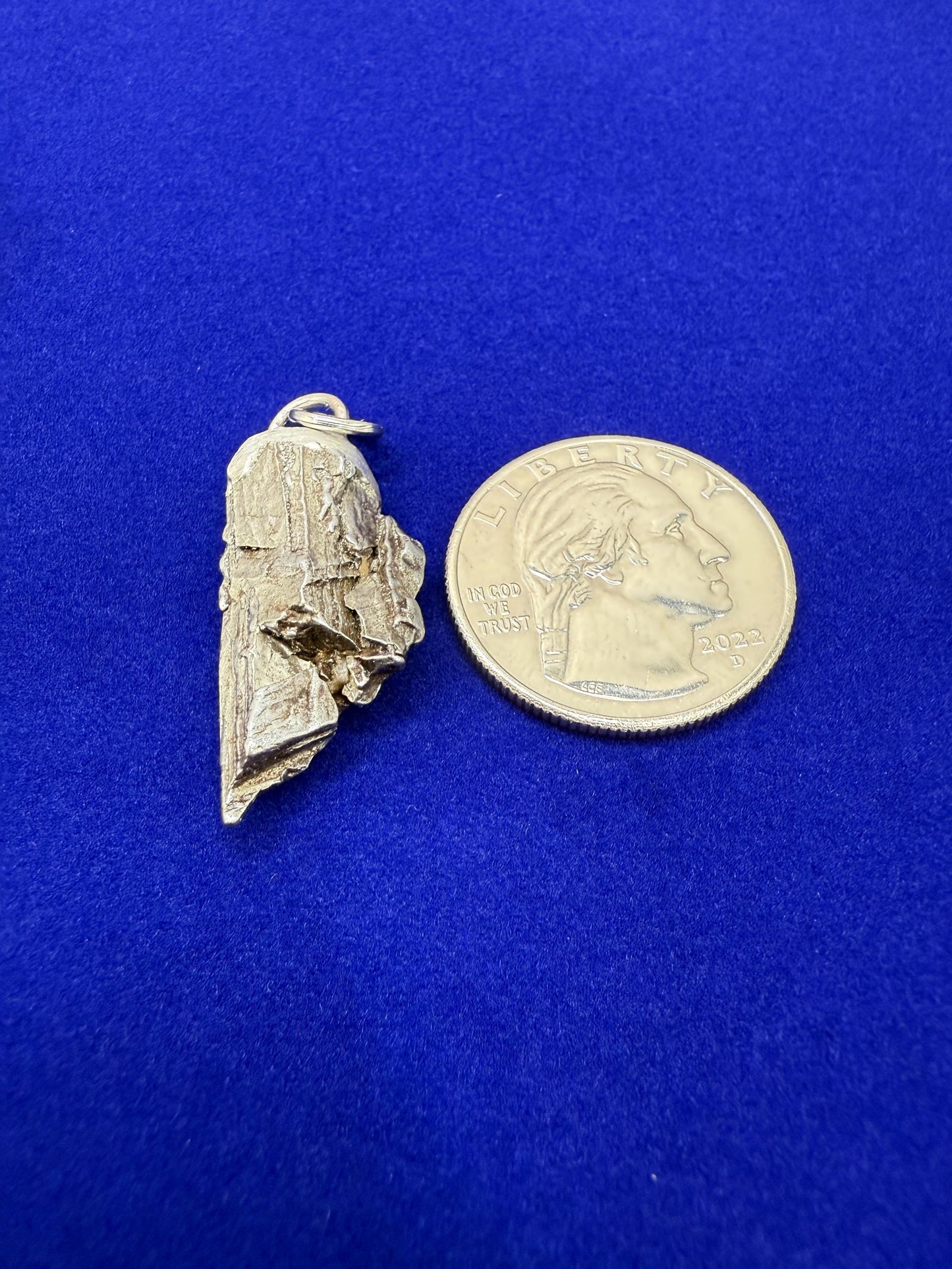 Beautiful Aletai Meteorite Pendant, 6.56 grams, Astronomy Gift, Authentic Meteorite, Meteorite Jewelry, Meteorite Pendant, COA, Space Gift
