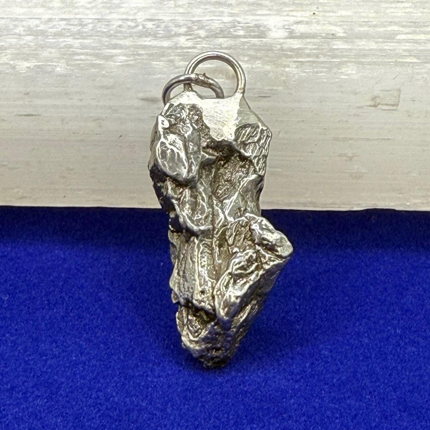Beautiful Meteorite Campo del Cielo Pendant 10.24 Grams, Astronomy Gift, Authentic Meteorite, Meteorite Jewelry, Meteorite Pendant, COA