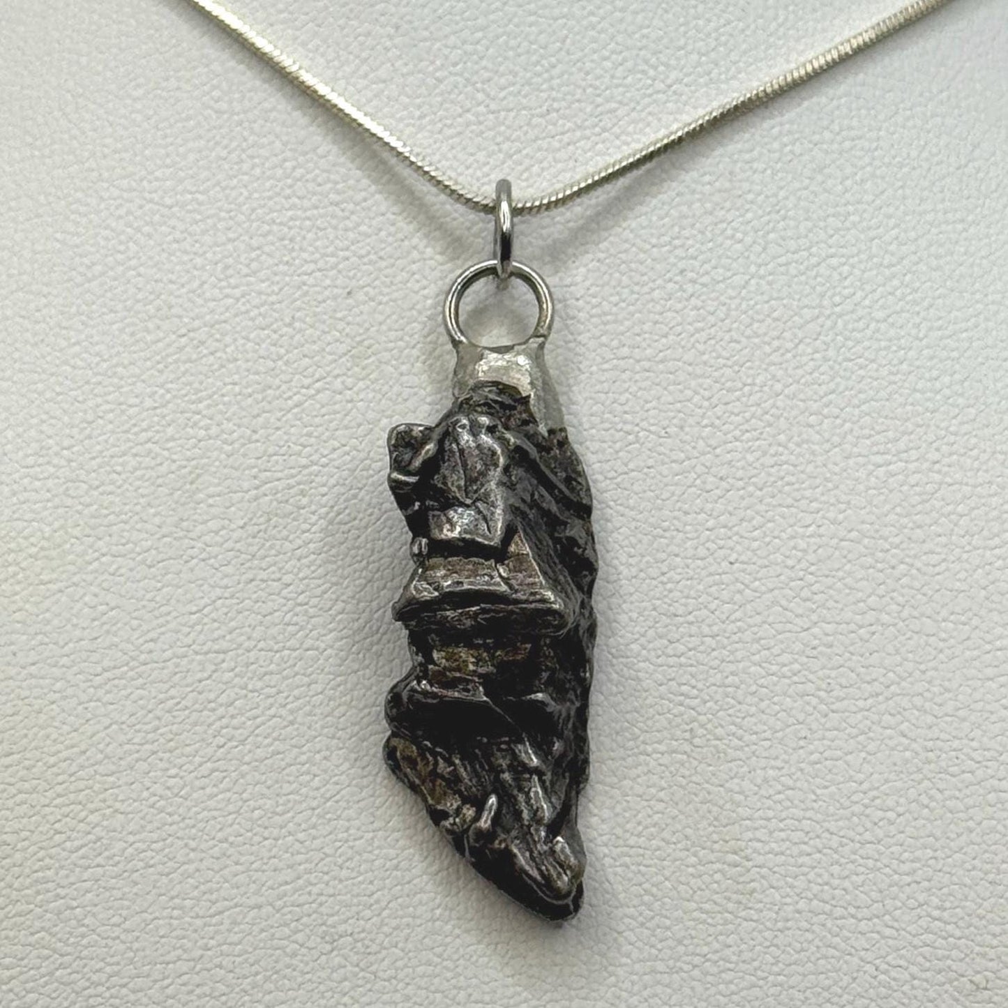 Beautiful Aletai Meteorite Pendant, 10.68 grams, Astronomy Gift, Authentic Meteorite, Meteorite Jewelry, Meteorite Pendant, COA, Space Gift