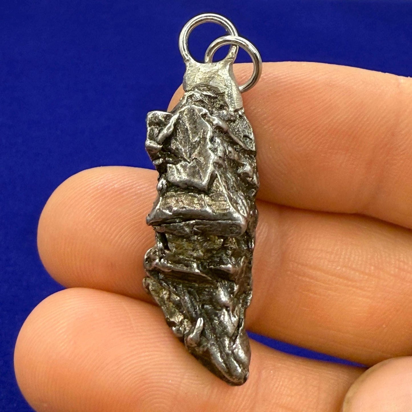 Beautiful Aletai Meteorite Pendant, 10.68 grams, Astronomy Gift, Authentic Meteorite, Meteorite Jewelry, Meteorite Pendant, COA, Space Gift