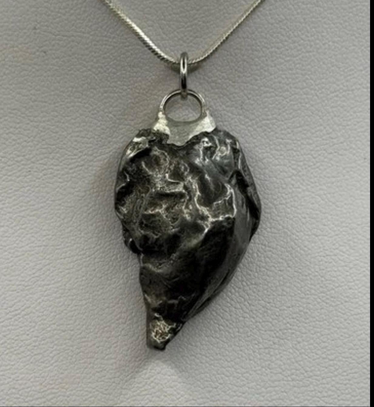 Unique Iron Meteorite Specimen Gebel Kamil, 24.41 grams, Astronomy Gift, Space Gift, Iron Meteorite, Egypt, Polished Meteorite, Space