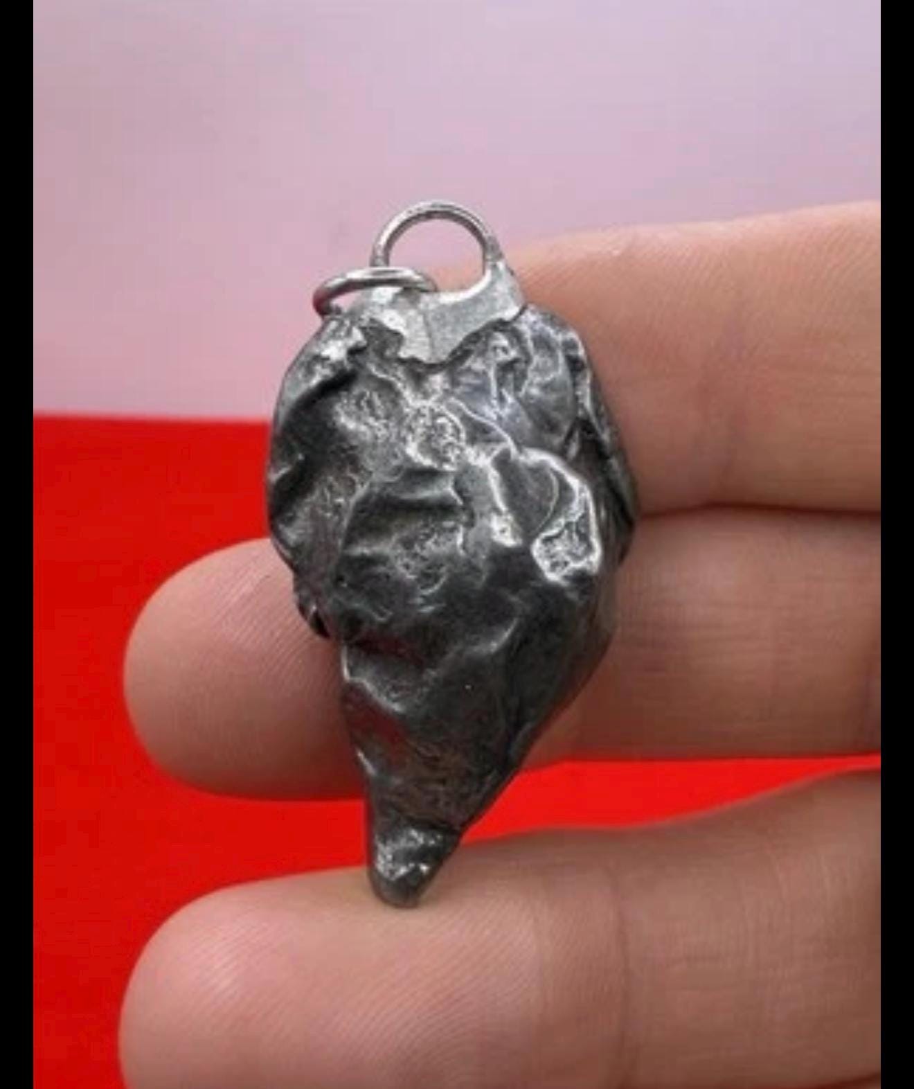 Unique Iron Meteorite Specimen Gebel Kamil, 24.41 grams, Astronomy Gift, Space Gift, Iron Meteorite, Egypt, Polished Meteorite, Space