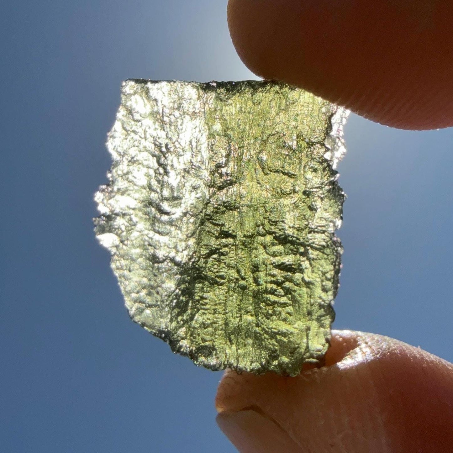 Moldavite Tektite Specimen, High Quality, Transformation, Manifestation, Reiki, Athentic, Moldavite Crystal, 2.60 grams|13.0 carats