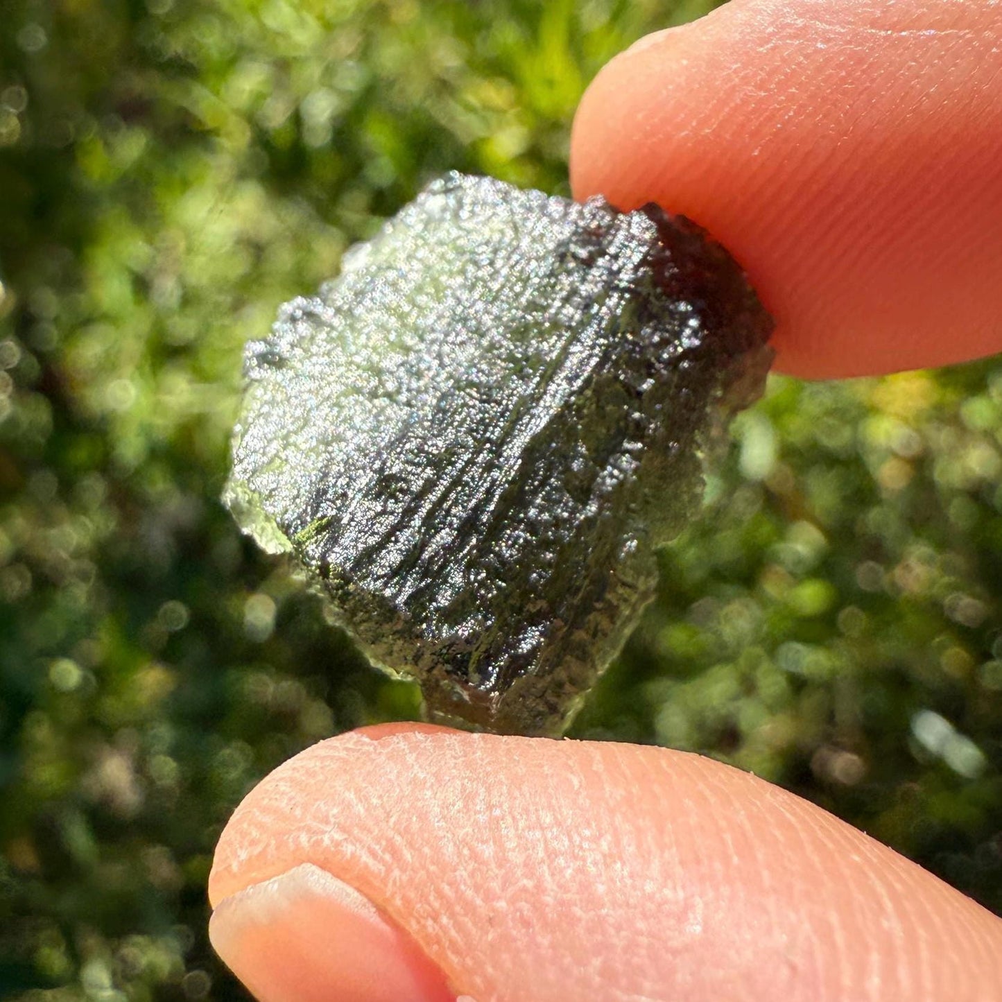Moldavite Tektite Specimen, High Quality, Transformation, Manifestation, Reiki, Athentic, Moldavite Crystal, 2.60 grams|13.0 carats