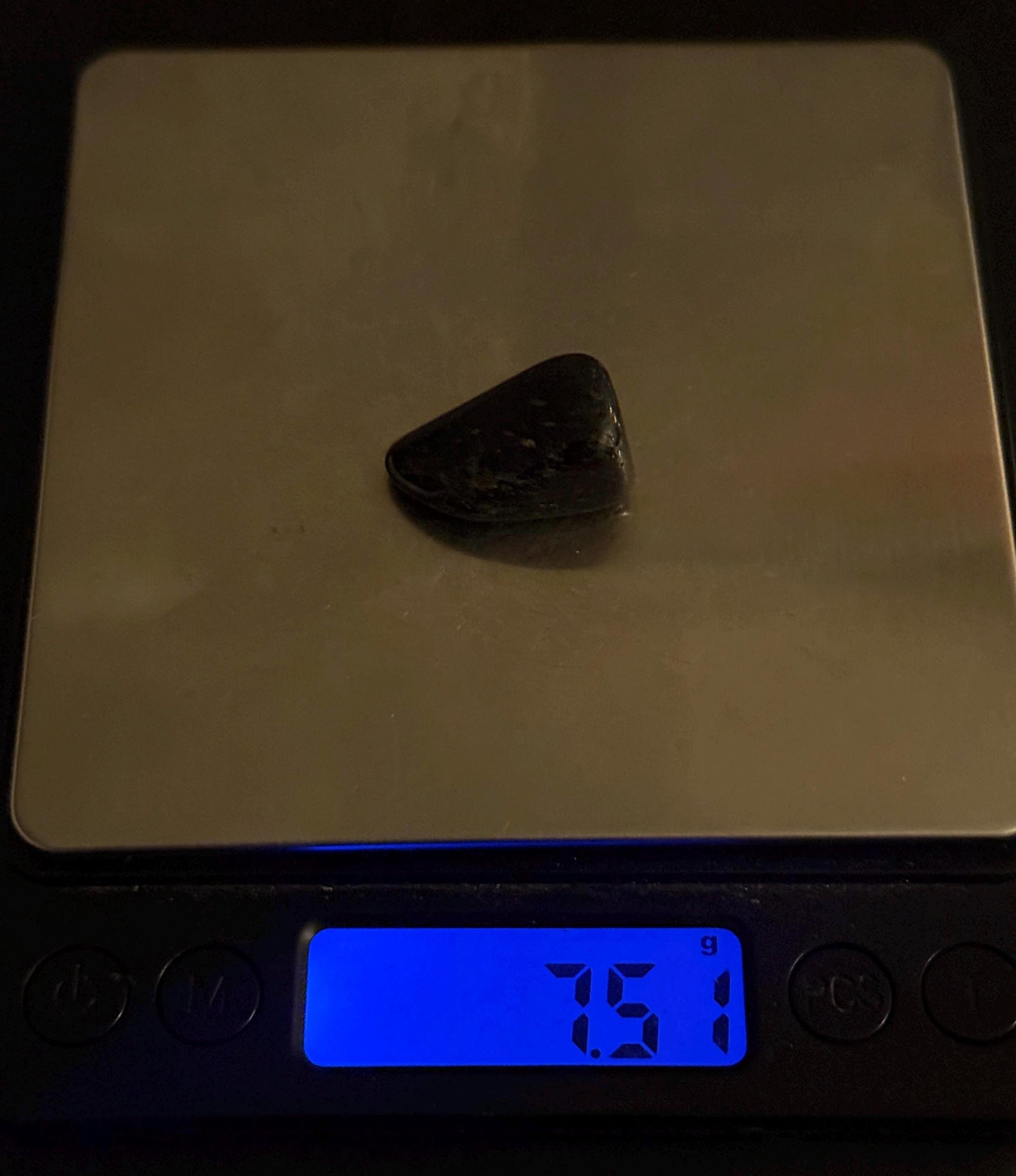 Nuummite Stone, Natural Nuummite, Greenland, Reiki, Rock Collection, Manifesting, Grounding, Energy Work, Reiki Creativity, 7.51 grams