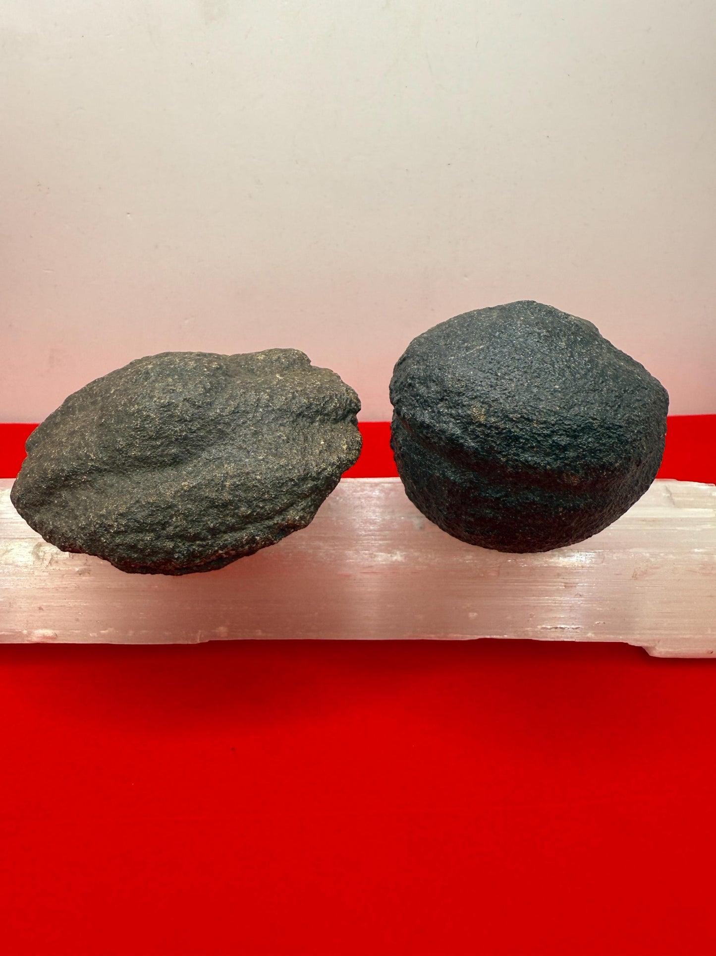 Rare Large Moqui Marbles, Pair of Stones, Shaman Stones, Southern Utah, Thunder Stones, Hopi Marbles, Sandstone, 8.6 oz|244 grams