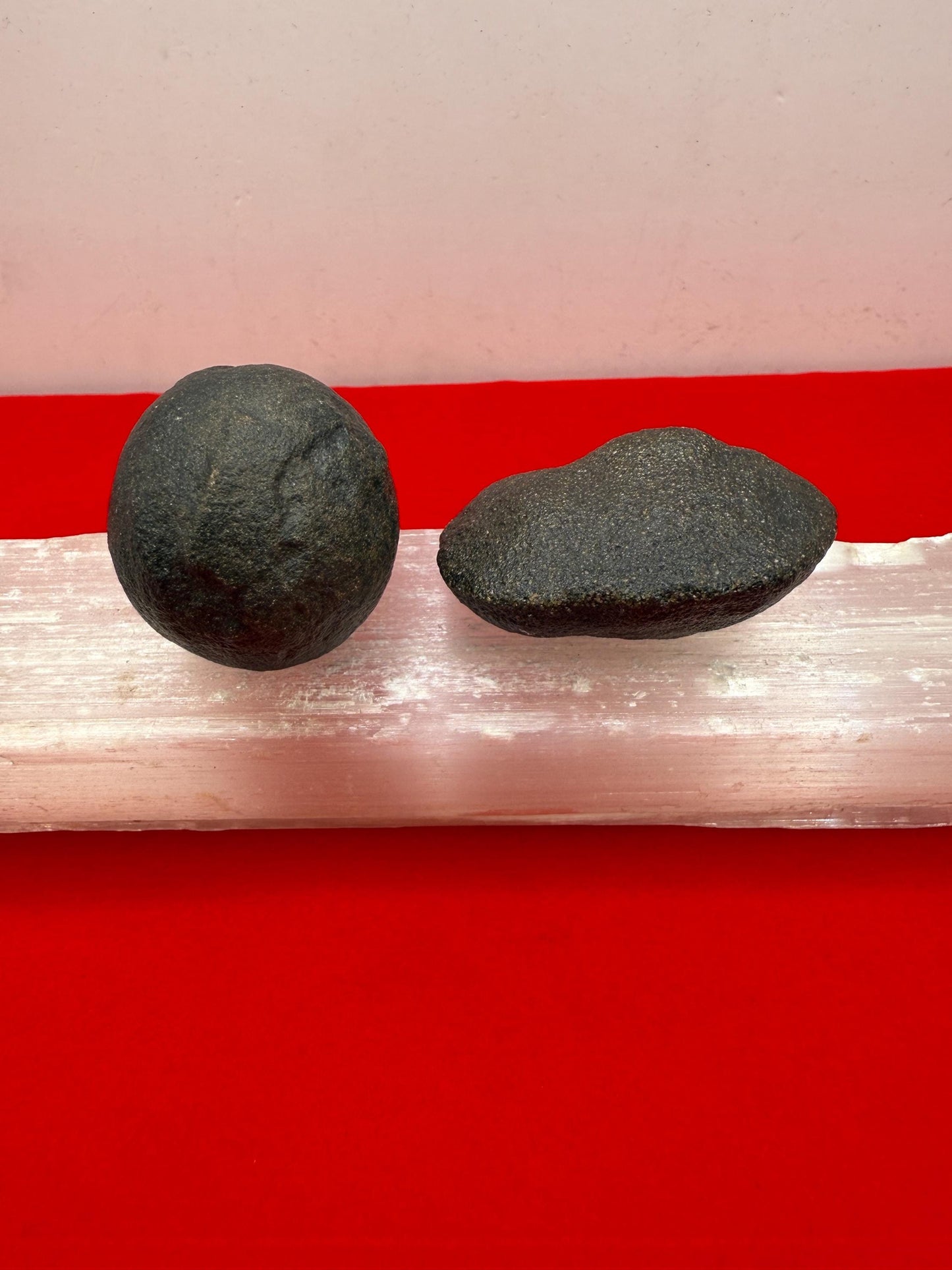 Moqui Marbles, Pair of Stones, Top Quality Stones, Shaman Stones, Southern Utah, Thunder Stones, Hopi Marbles, Sandstone, 53.48 grams