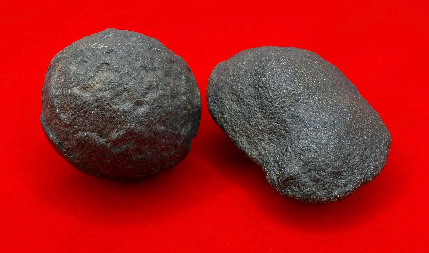 Moqui Marbles, Pair of Stones, Top Quality Stones, Shaman Stones, Southern Utah, Thunder Stones, Hopi Marbles, Sandstone, 53.48 grams