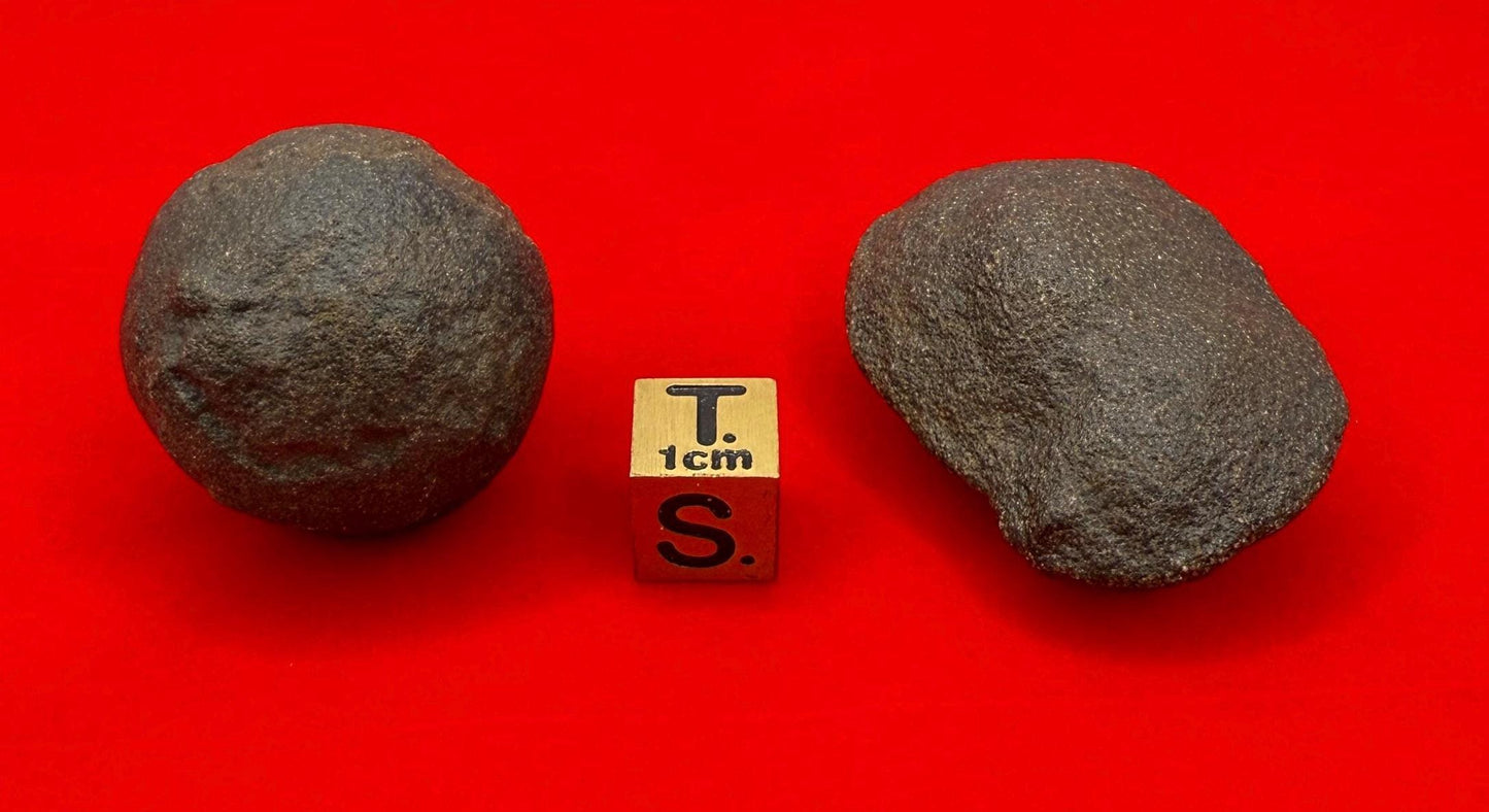 Moqui Marbles, Pair of Stones, Top Quality Stones, Shaman Stones, Southern Utah, Thunder Stones, Hopi Marbles, Sandstone, 53.48 grams