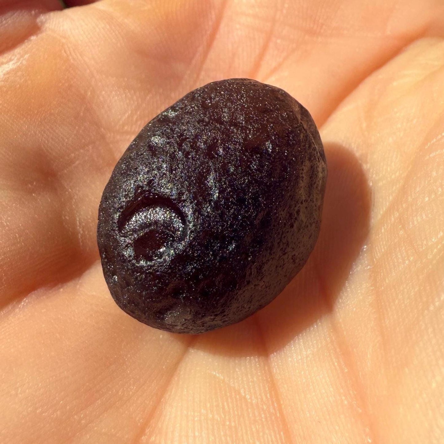 Colombianite Specimen, Beautiful and Translucent, Shamanic, Tektite, Pseudotektite, Obsidian, Healing Energy, Metaphysical, 8.11 grams