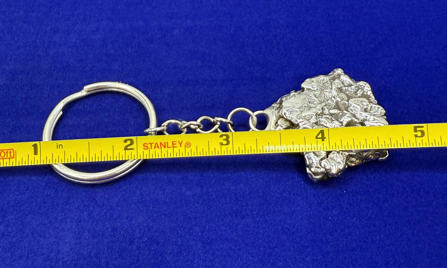 Meteorite Keychain, Campo del Cielo Meteorite, Cosmic Keychain, Authentic Meteorite, Space Accessories, Astronomy Gift, Space Gift, 44.97g