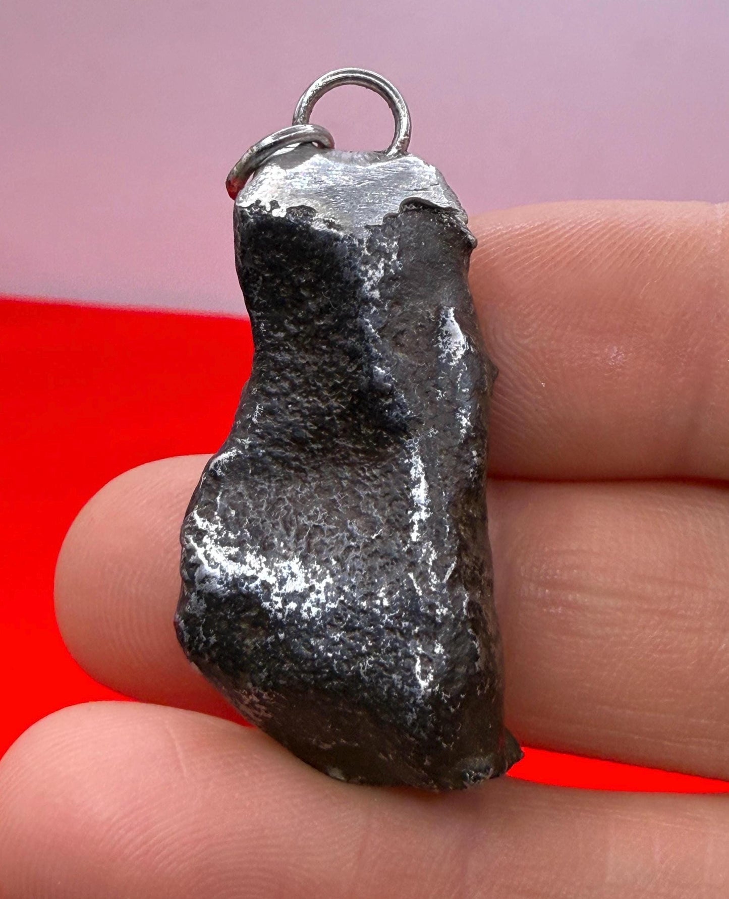 Unique Iron Meteorite Specimen Gebel Kamil, 25.19 grams, Astronomy Gift, Space Gift, Iron Meteorite, Egypt, Polished Meteorite, Space