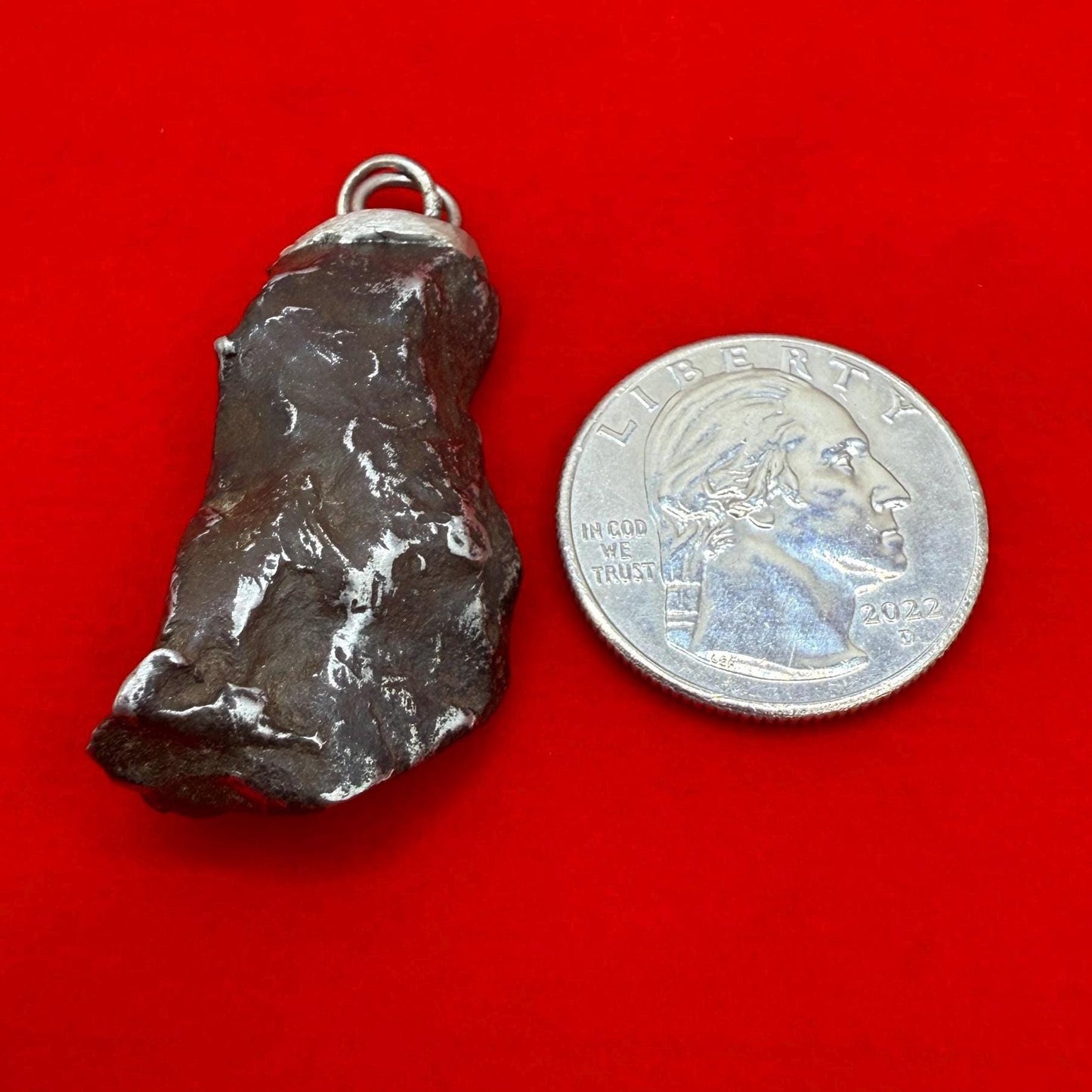 Unique Iron Meteorite Specimen Gebel Kamil, 25.19 grams, Astronomy Gift, Space Gift, Iron Meteorite, Egypt, Polished Meteorite, Space