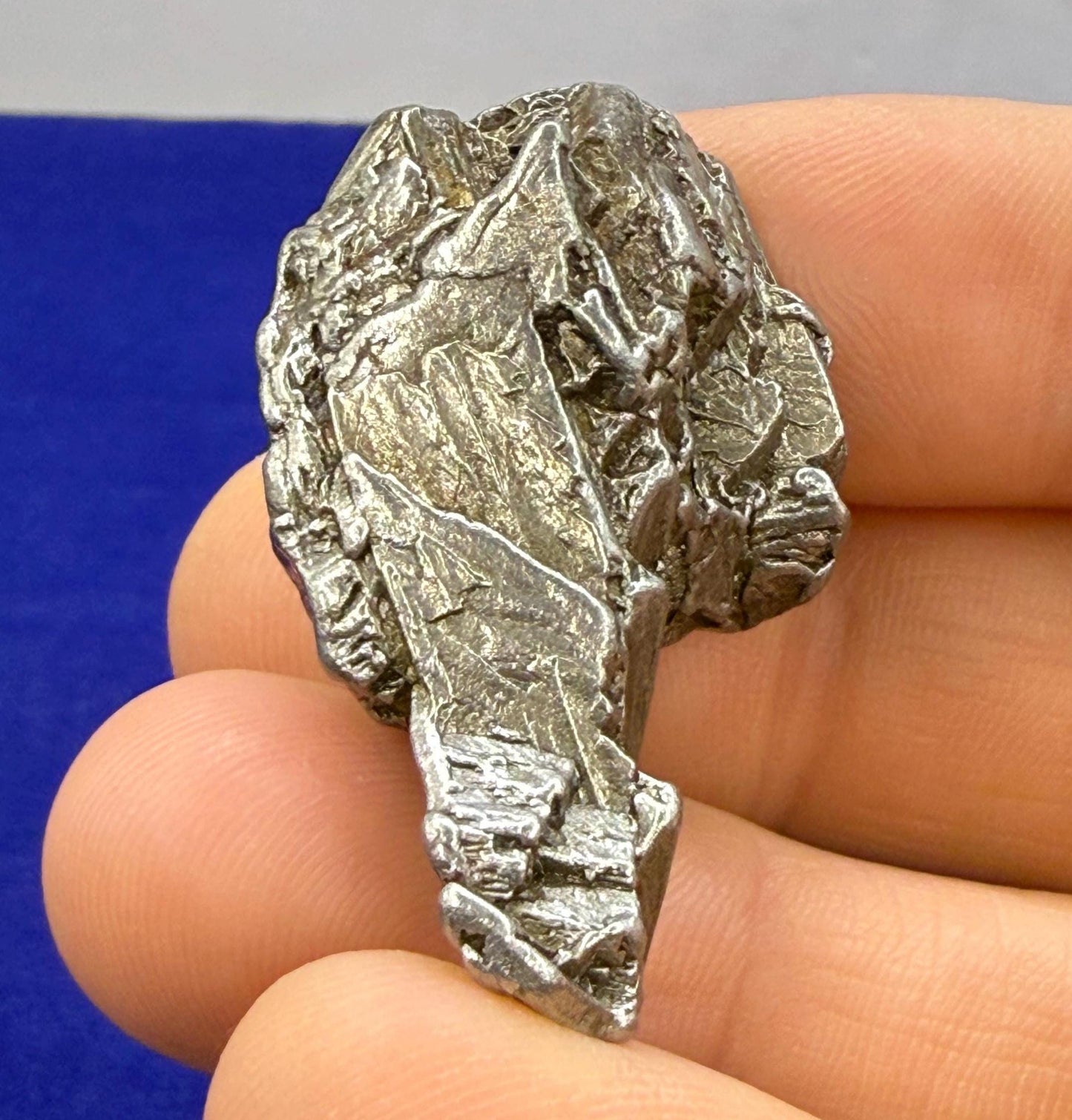 Beautiful Aletai Meteorite Specimen, 32.90 grams, COA, Meteorite Collection, Astronomy Gift, Authentic Iron Meteorite, Space Gift, Space